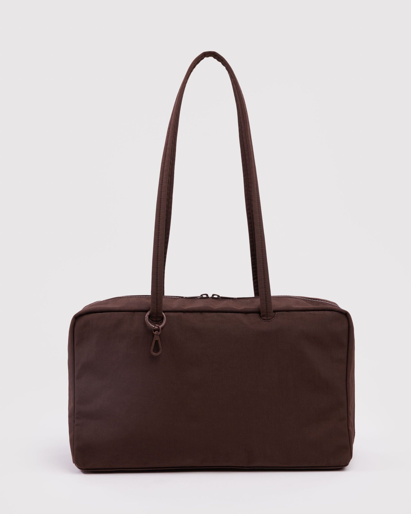 Medium Nylon Bowler Bag - Coffee - Ready Carry