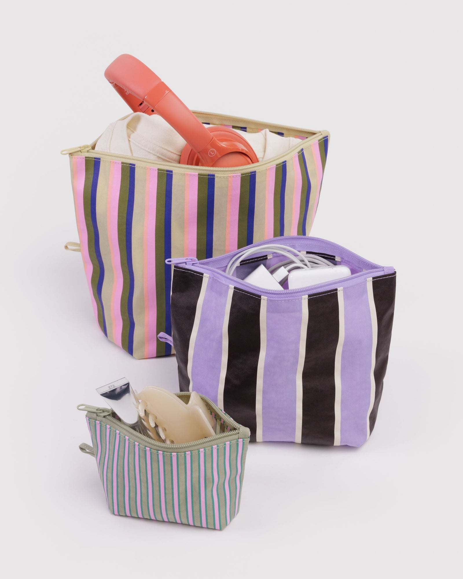 Go Pouch Set - Candy Shop Stripes - Daily Carry