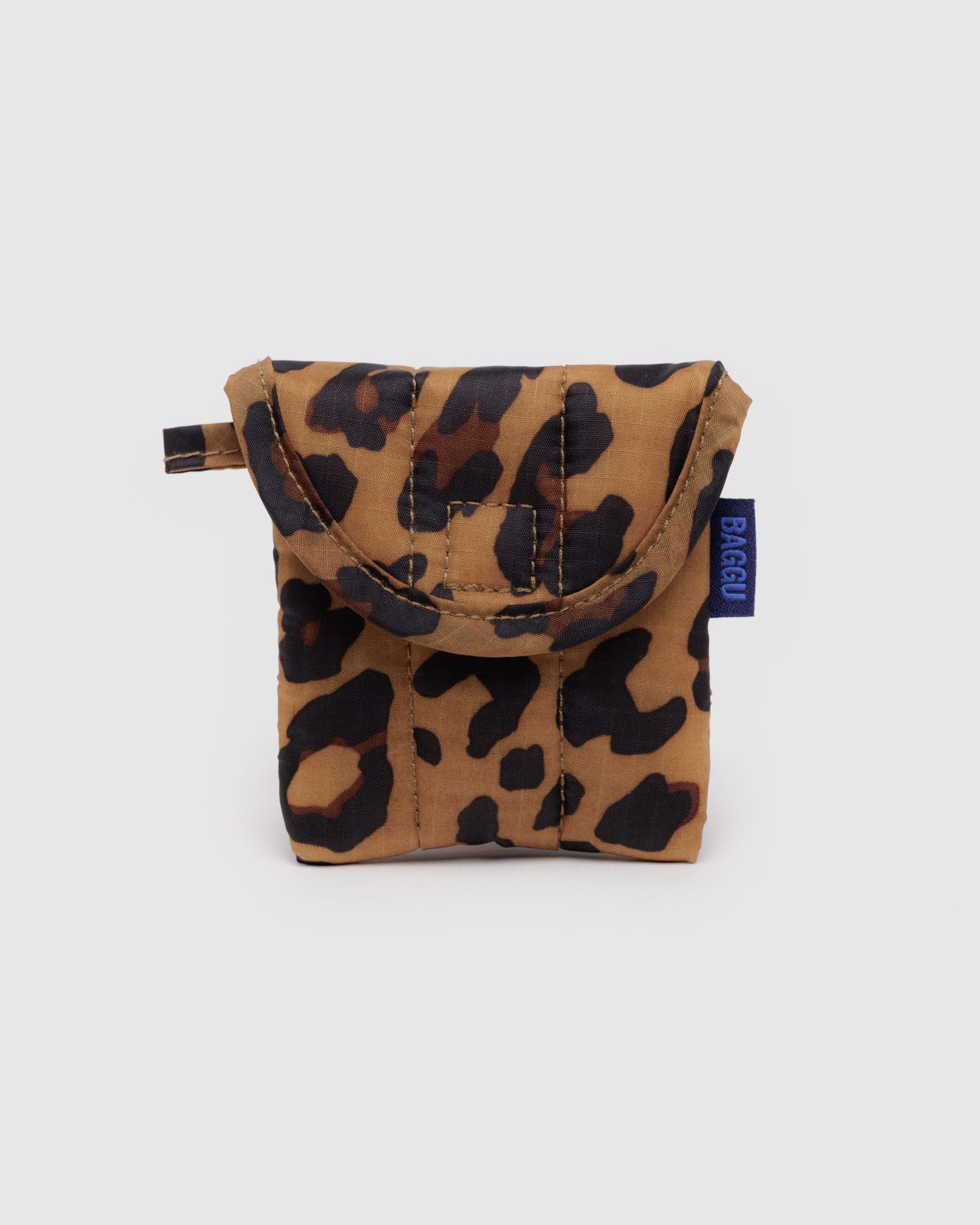 Puffy Earbuds Case - Leopard - Light Storage