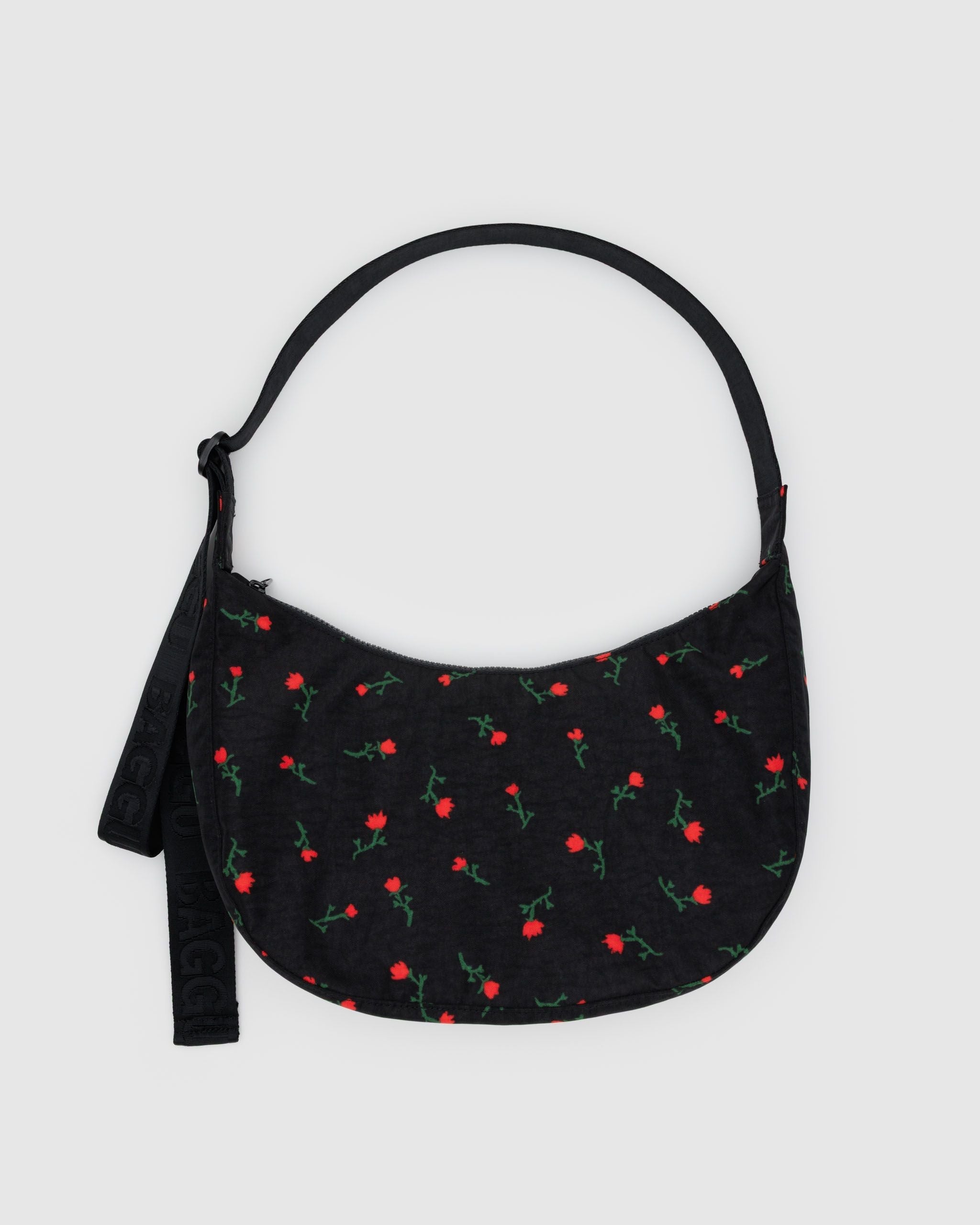 Medium Nylon Crescent Bag - Painted Wildflower - Fresh Notes