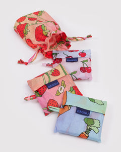Baggu Set of 3 - Carrots & Berries - Ready Routine