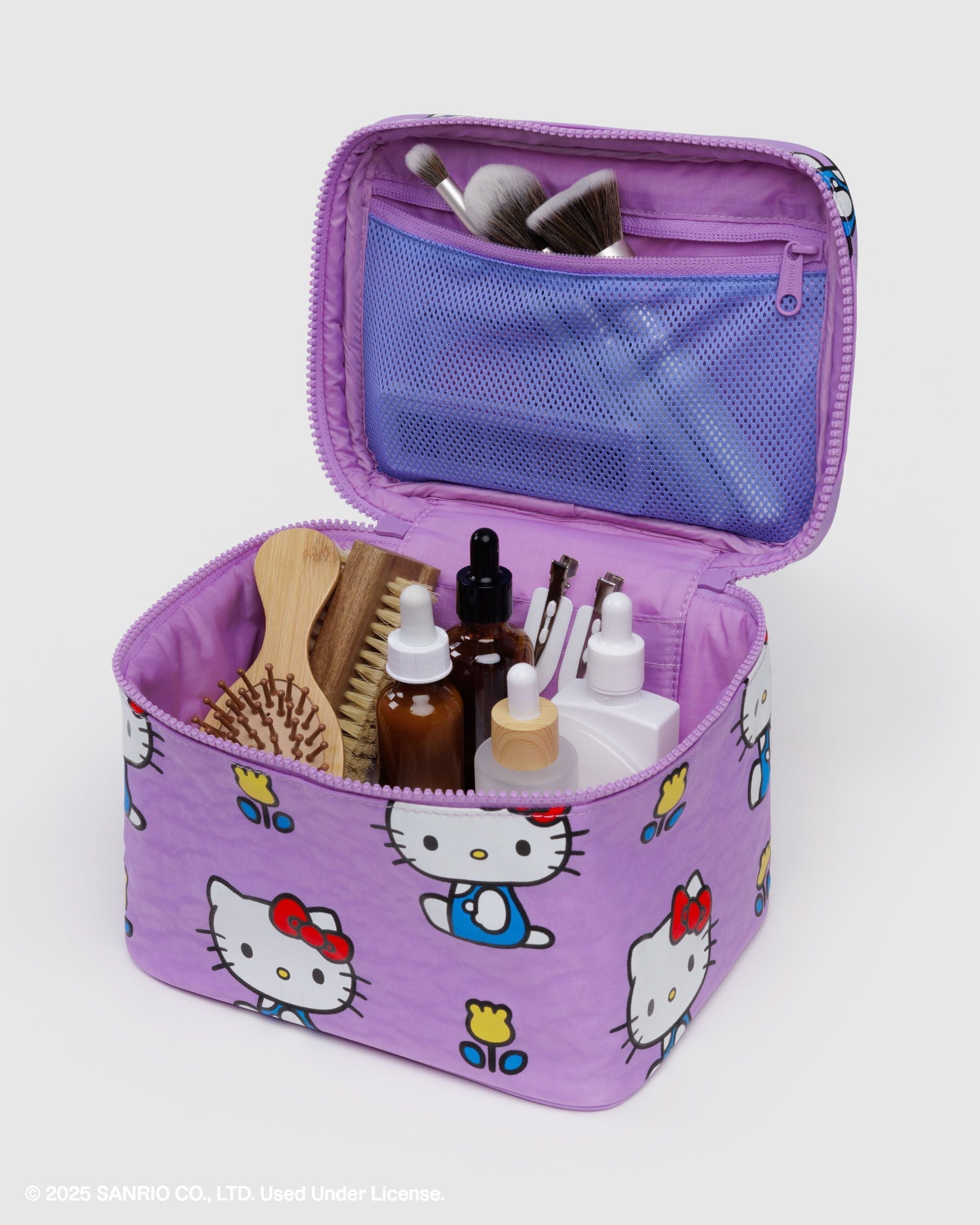 Large Cosmetic Case - Hello Kitty Pink - Easy Store