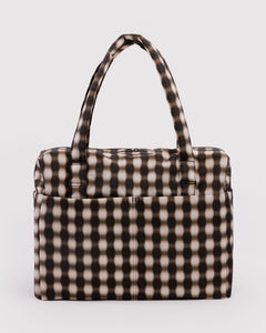Cloud Carry-on - Blurred Gingham Brown - Quick Setup