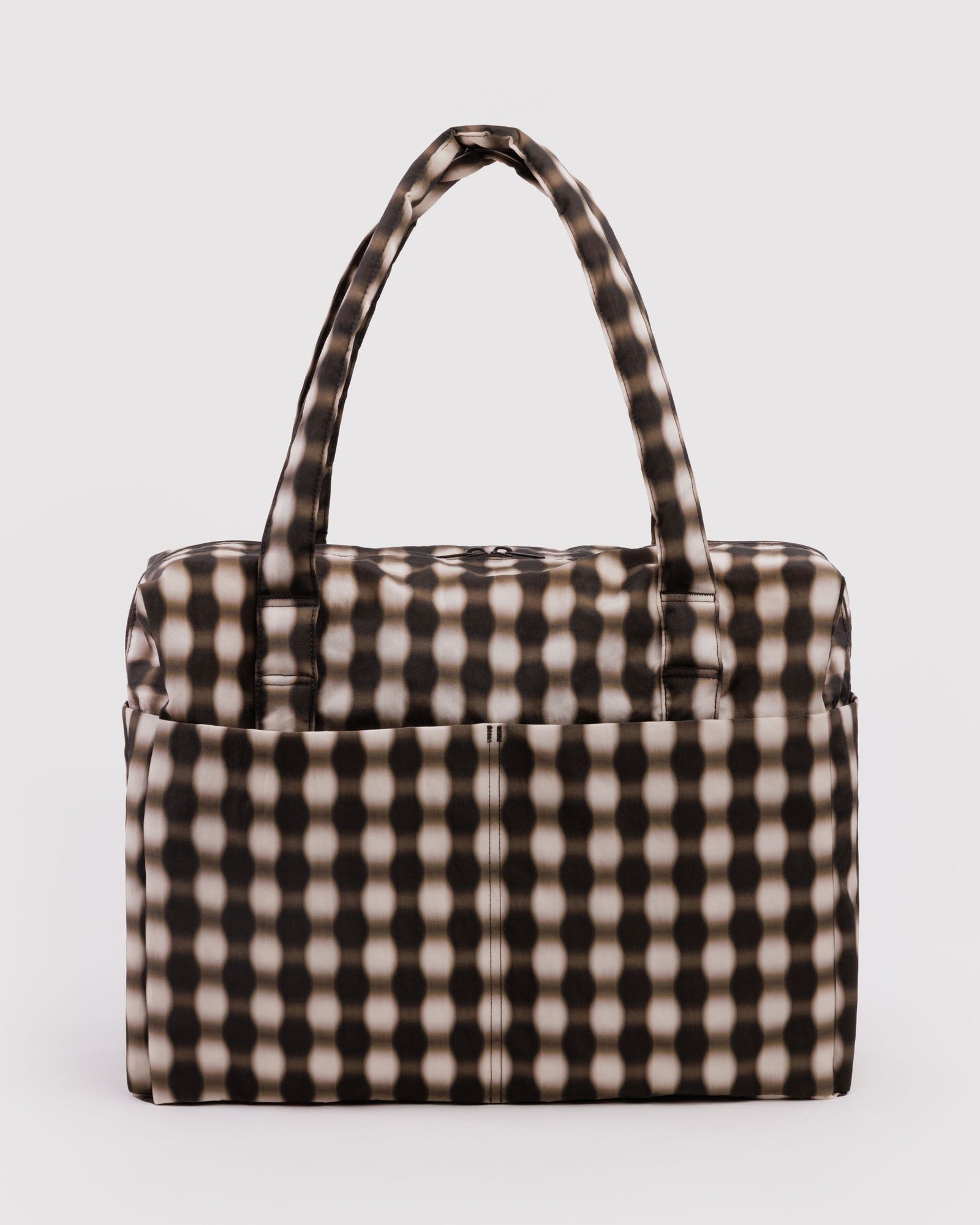 Cloud Carry-on - Blurred Gingham Brown - Daily Carry