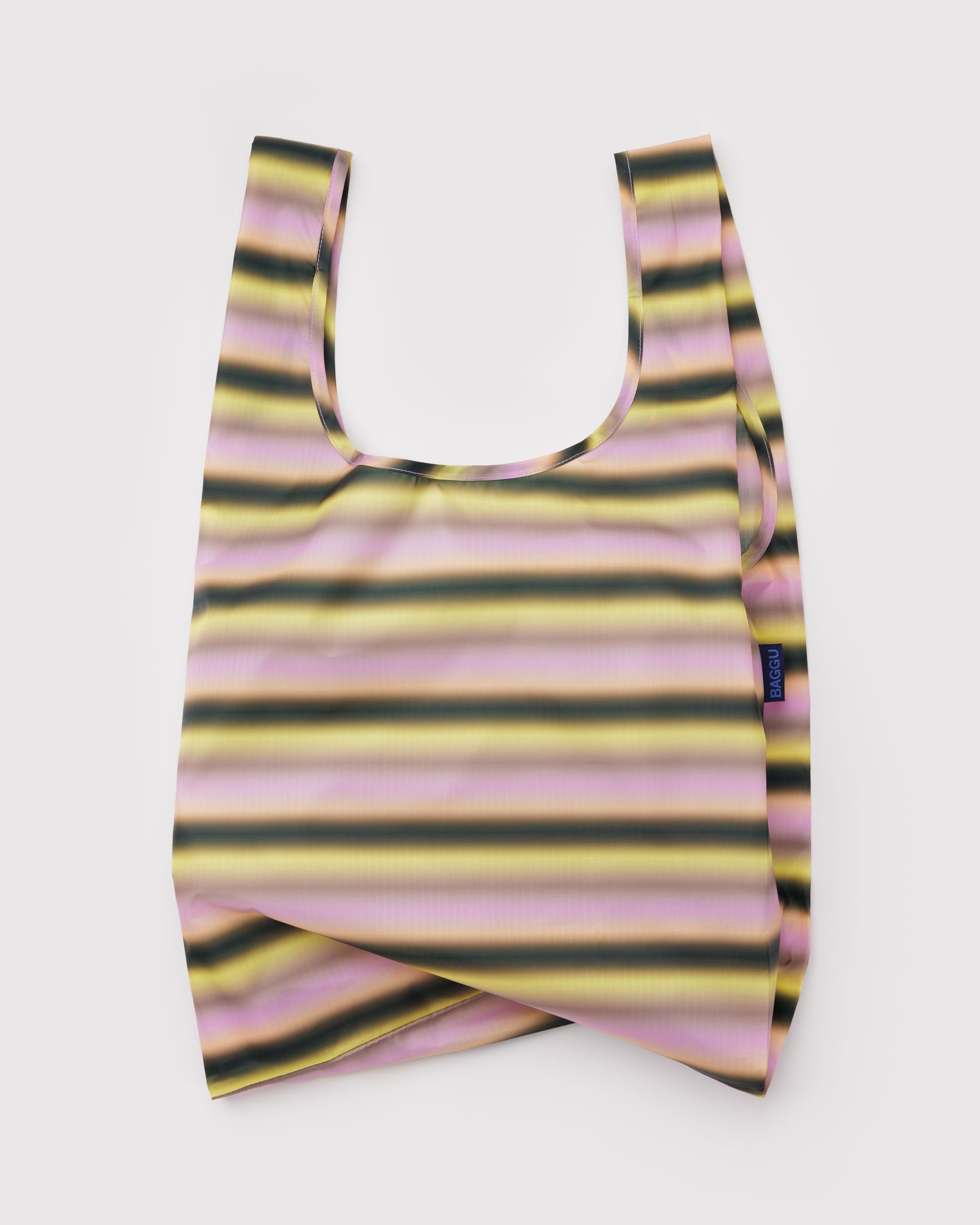Standard Baggu - Gradient Stripe Pink & Yellow - Clean Setup