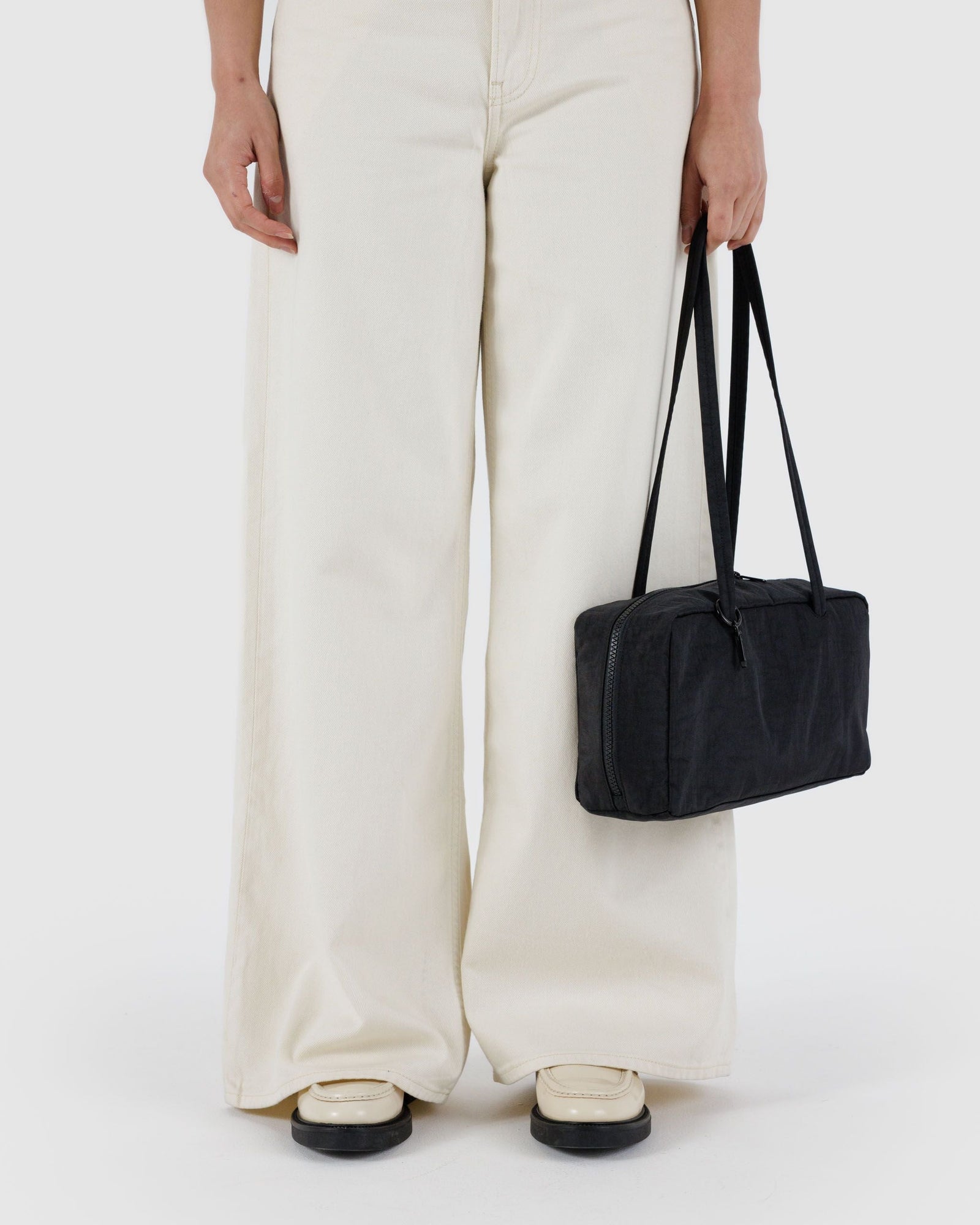 Nylon Bowler Bag - Black - Home Hold