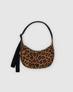 Small Nylon Crescent Bag - Leopard - Modern Blend