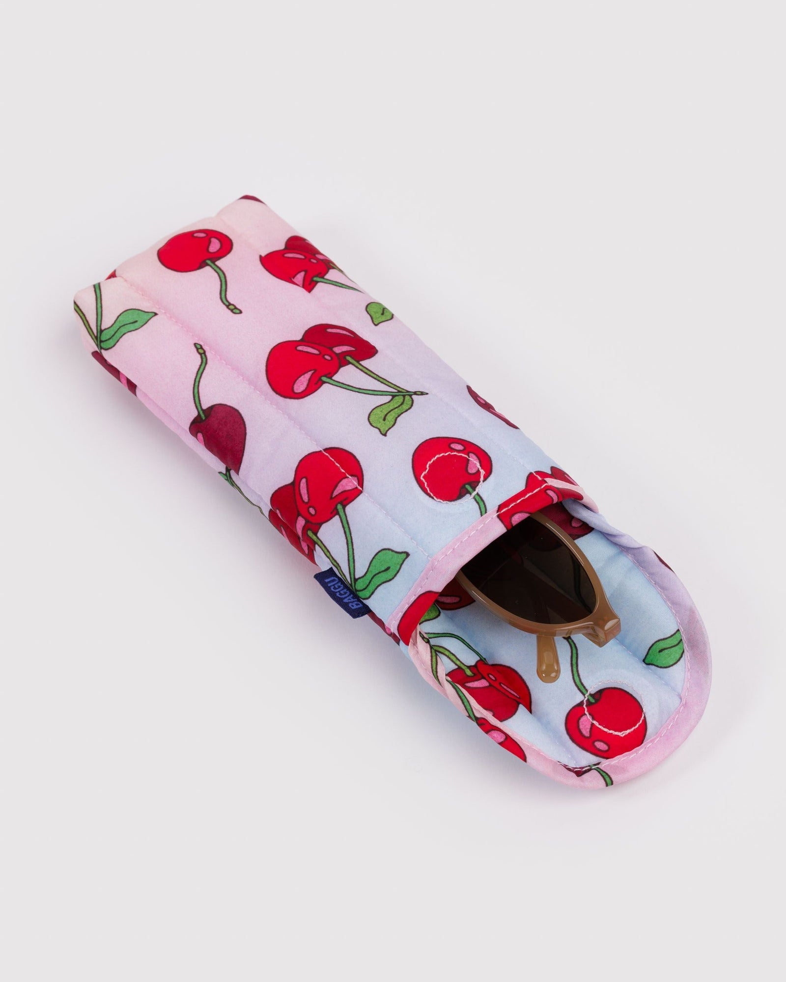 Puffy Glasses Sleeve - Cherries - Simple Hold