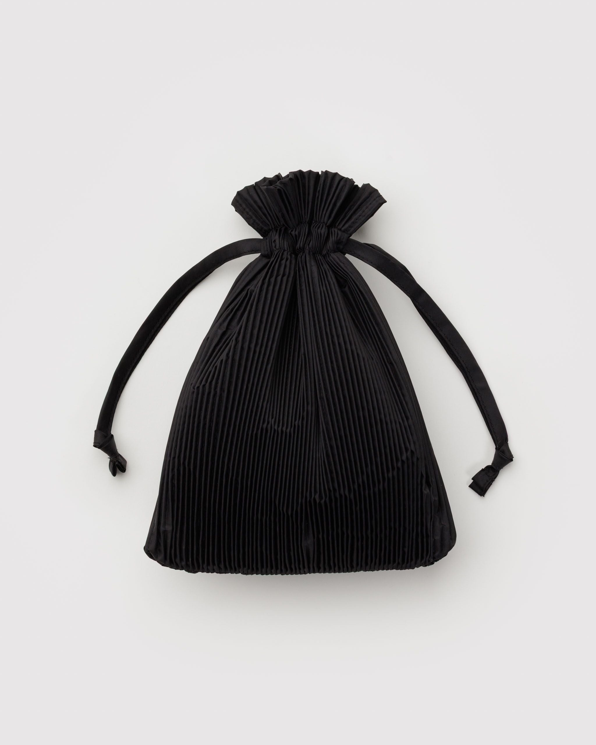 Pleated Baggu - Black - Home Hold