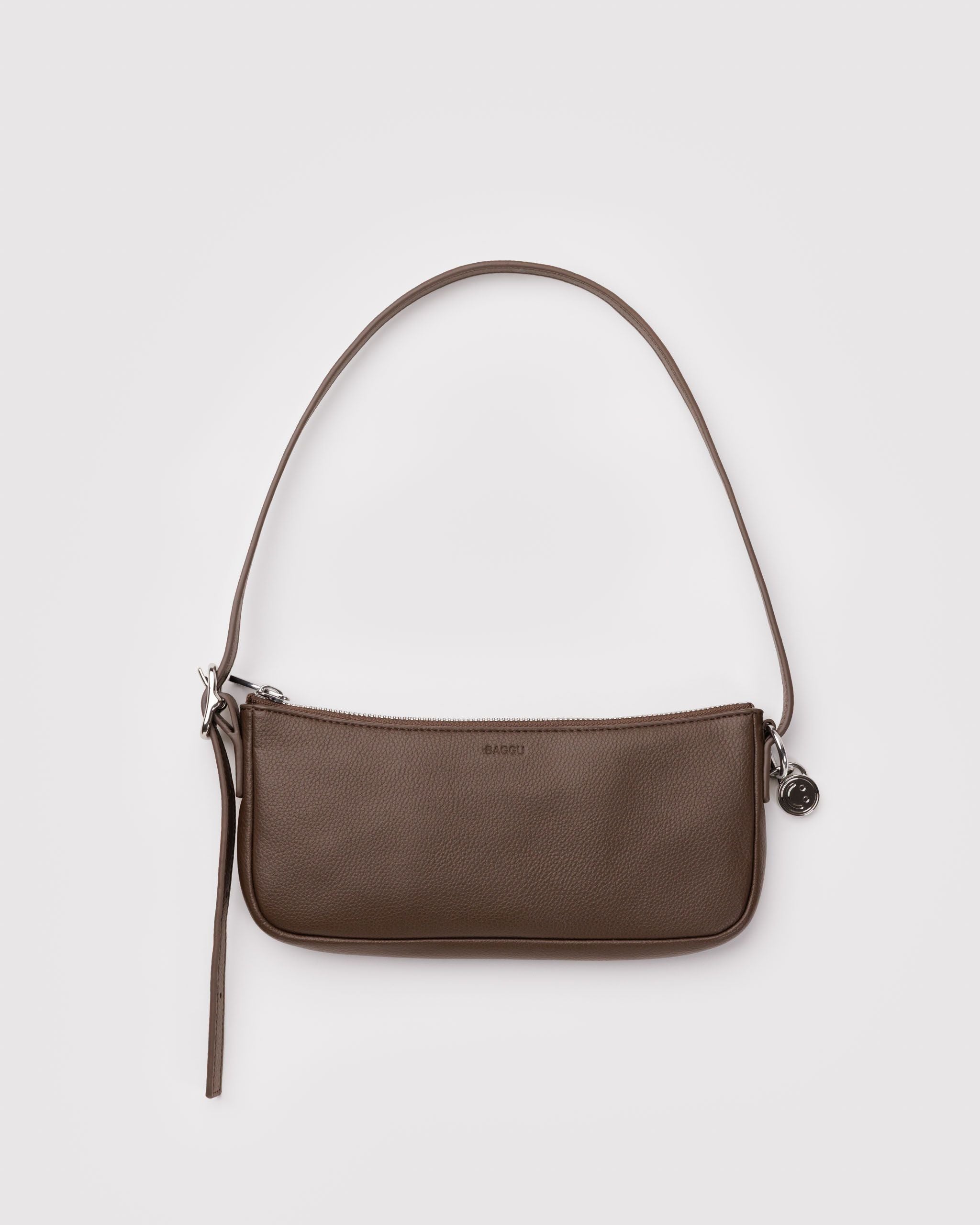 Recycled Leather Pochette - Brown - Home Hold