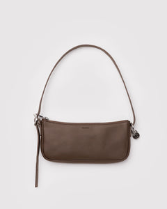 Recycled Leather Pochette - Brown - Light Storage