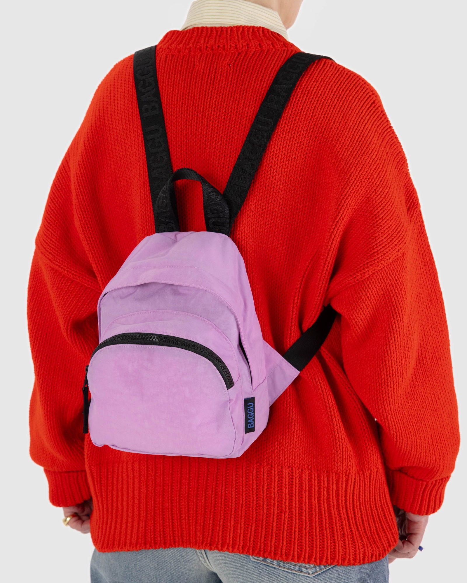 Mini Nylon Backpack - Peony - Easy Stow