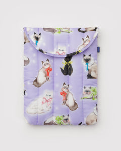 Puffy Laptop Sleeve 13"/14" - Fancy Cats - Home Hold