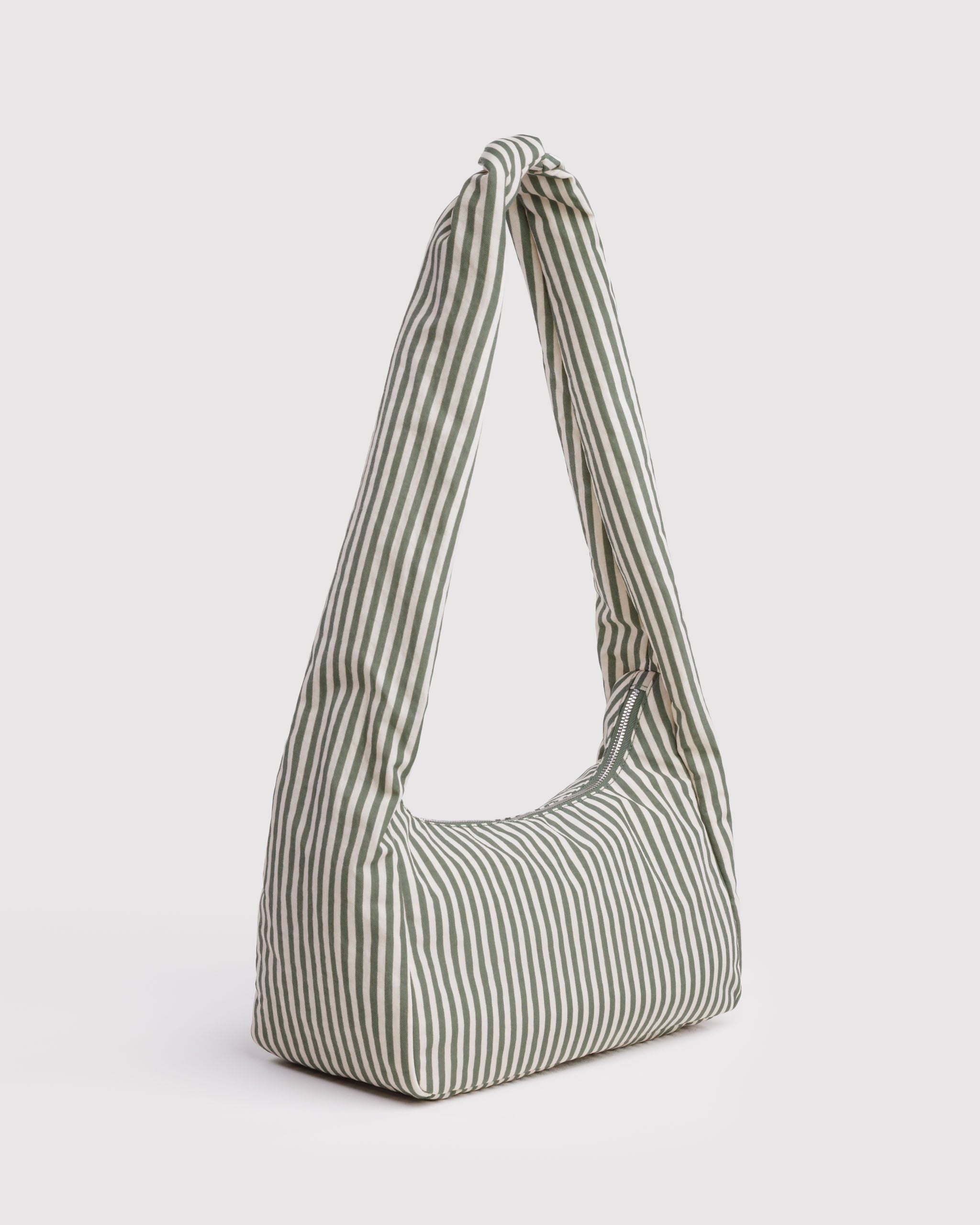 Nylon Meringue Bag - Sage Stripe - Quick Setup