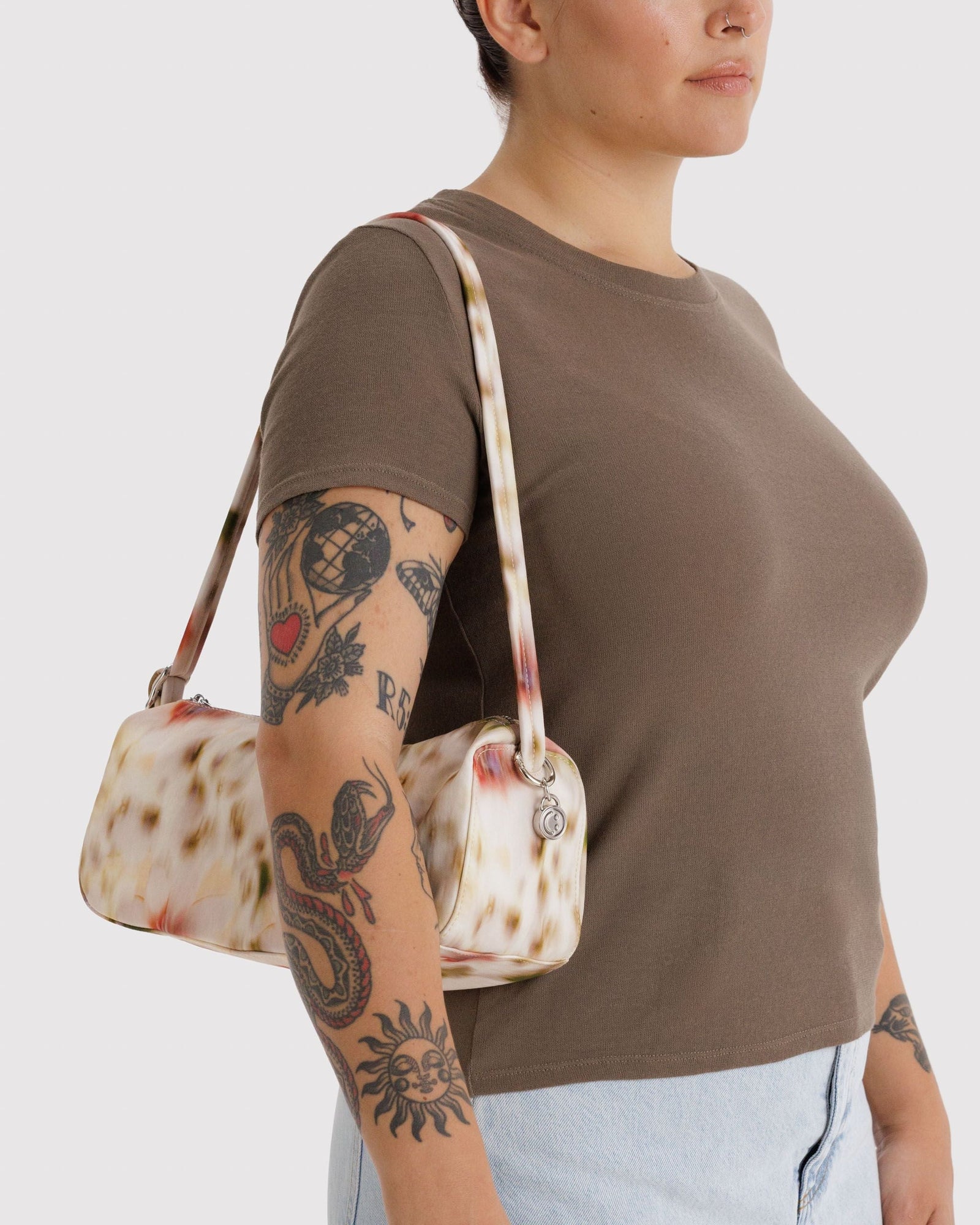 Nylon Loaf Bag - Abstract Floral - Light Storage