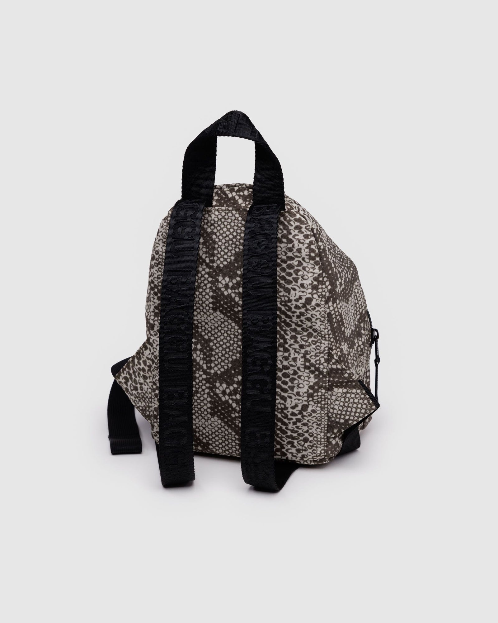 Mini Nylon Backpack - Snakeskin - Quick Setup