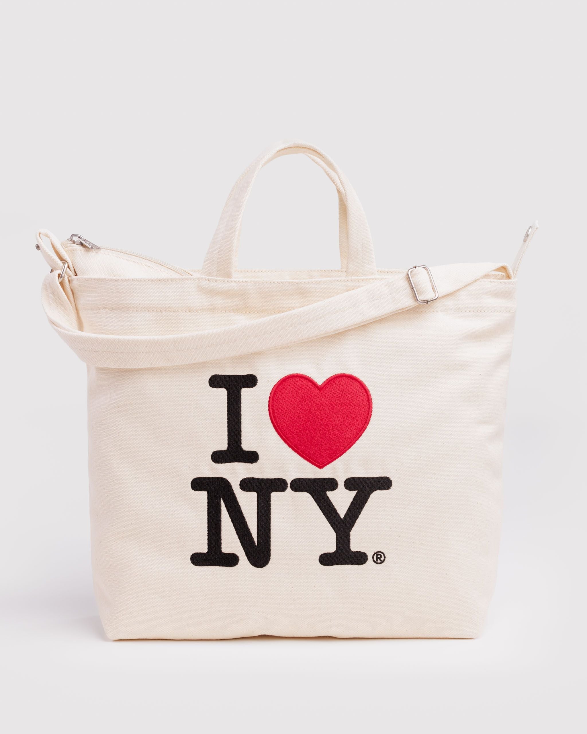 Horizontal Zip Duck Bag - I Love NY - Easy Store