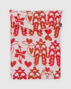 Puffy Laptop Sleeve 16" - Cowgirl - Simple Hold