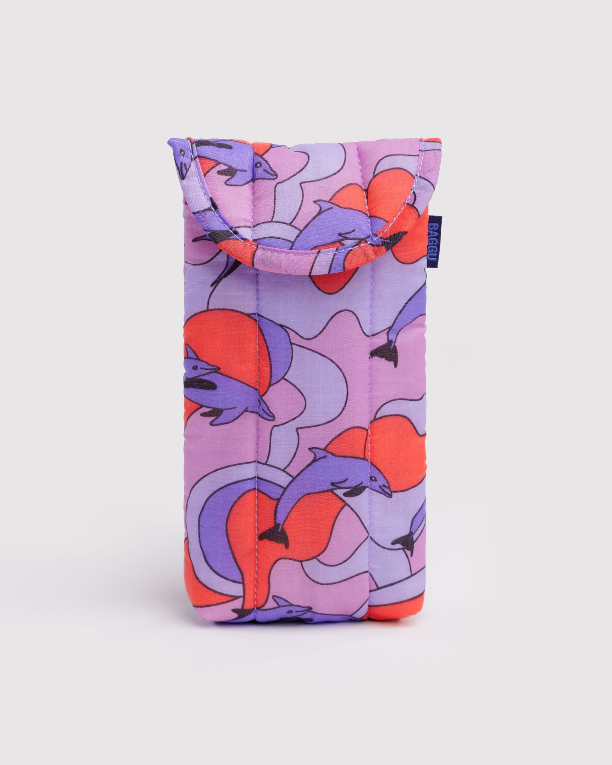 Puffy Glasses Sleeve - Dolphins - Quick Setup