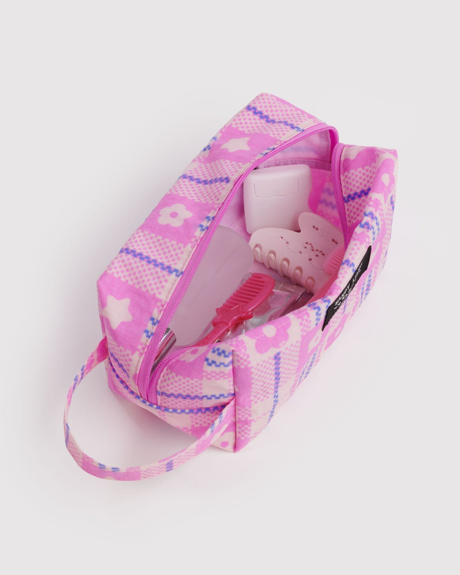 Dopp Kit - Market Plaid Pink - Fresh Pair