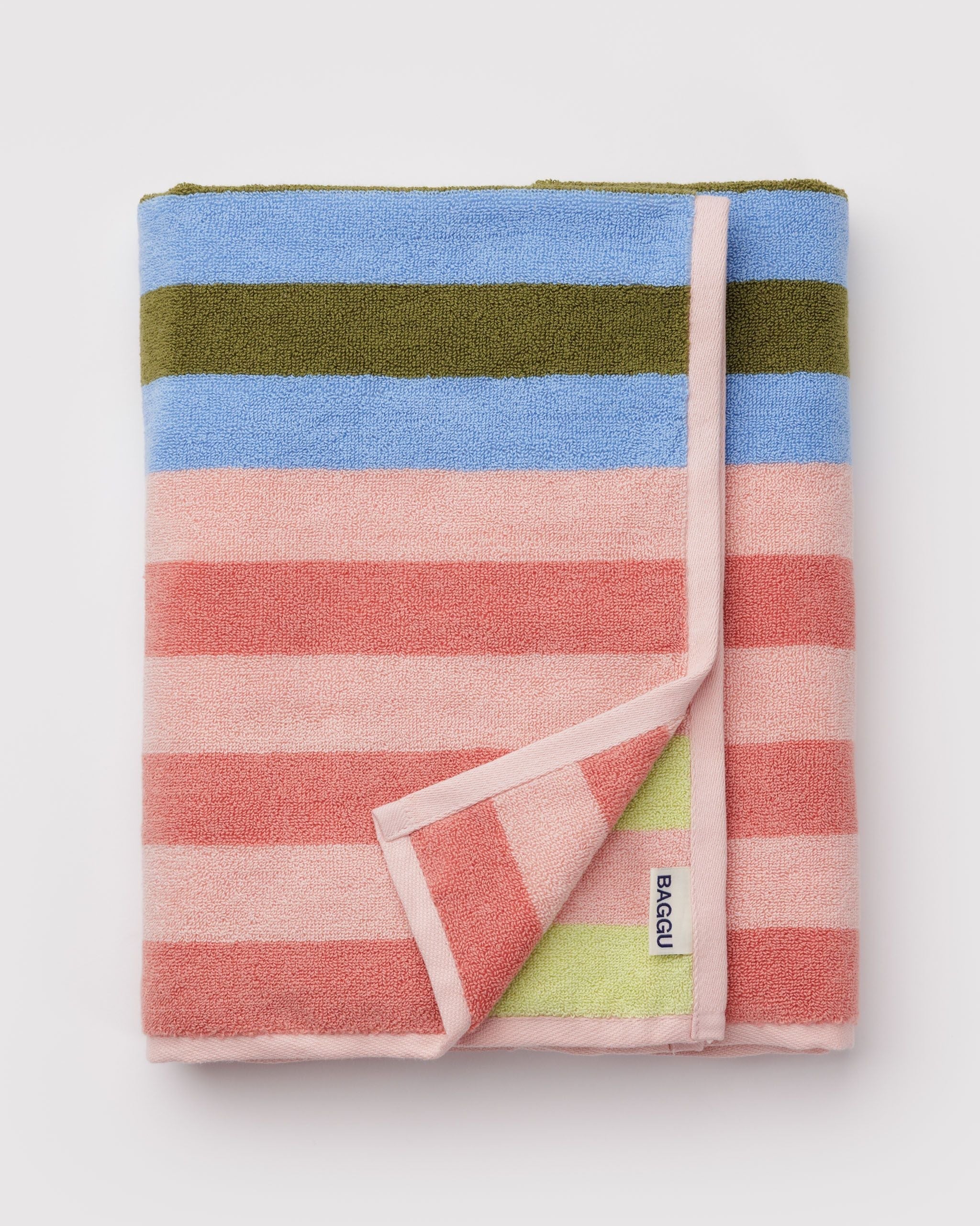 Bath Towel - Sherbet Stripe - Ready Carry