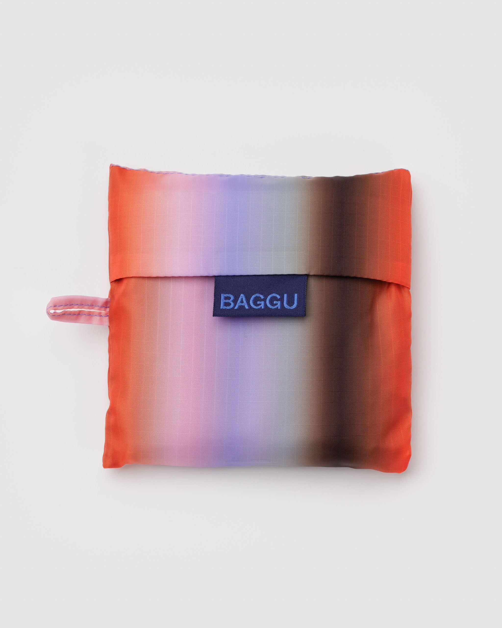 Standard Baggu - Gradient Stripe Poppy & Lilac - Travel Ready
