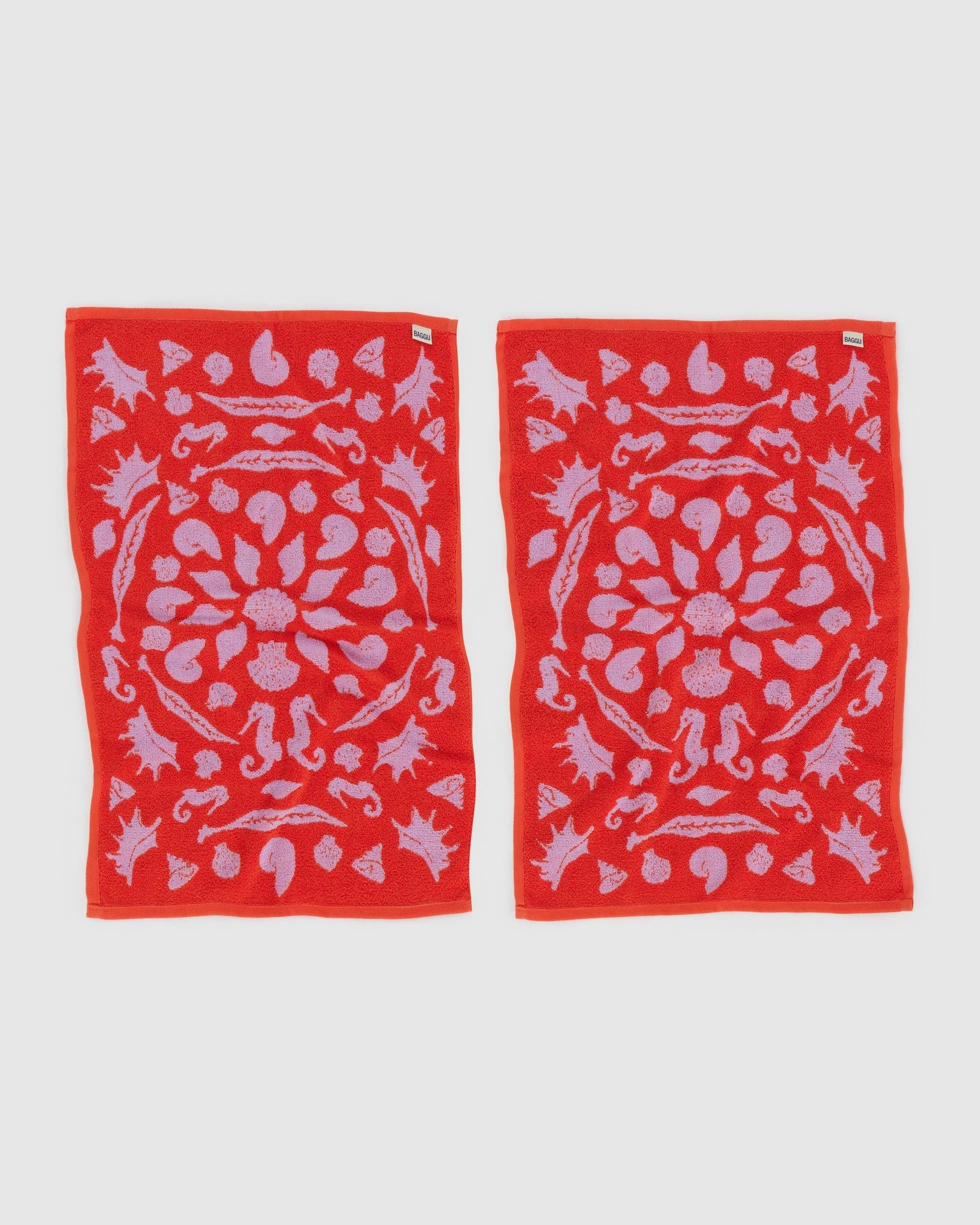 Hand Towel Set of 2 - Sea Shells - Easy Set