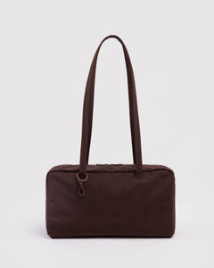 Nylon Bowler Bag - Coffee - Easy Stow