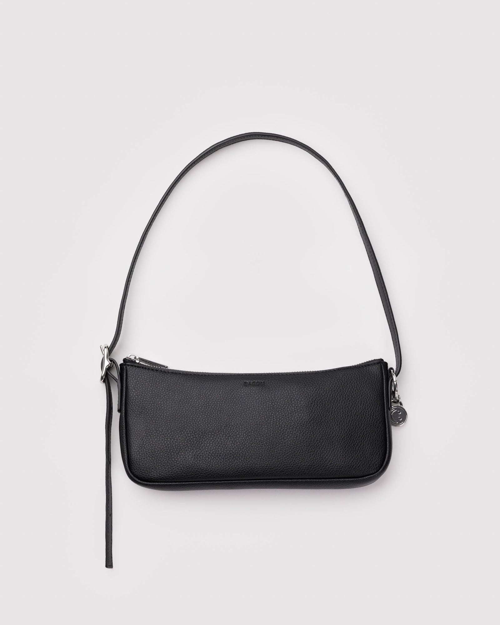 Recycled Leather Pochette - Black - Quick Grab