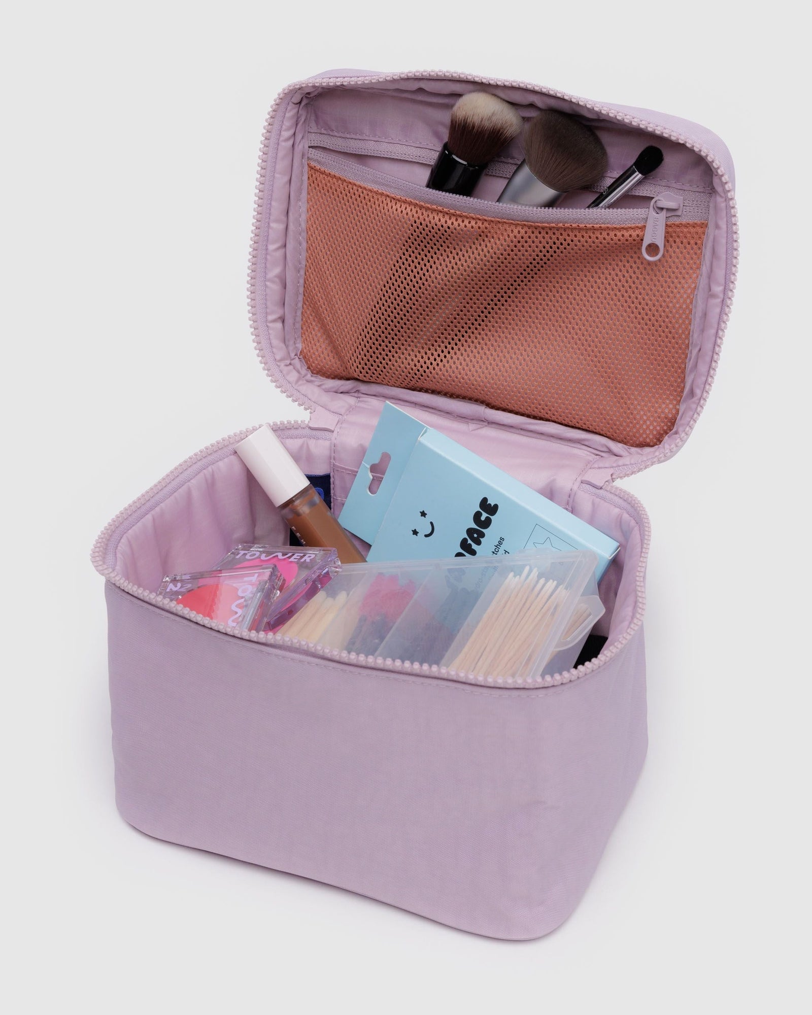 Large Cosmetic Case - Dusty Pink - Easy Stow