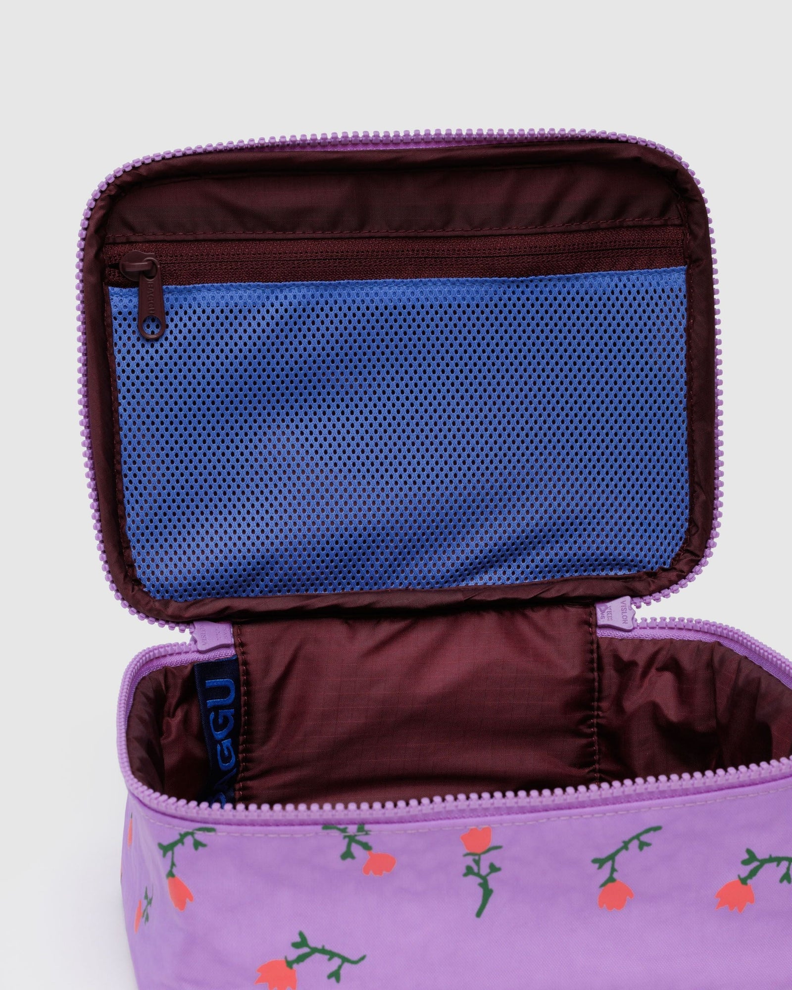Small Cosmetic Case - Painted Wildflower - Light Storage