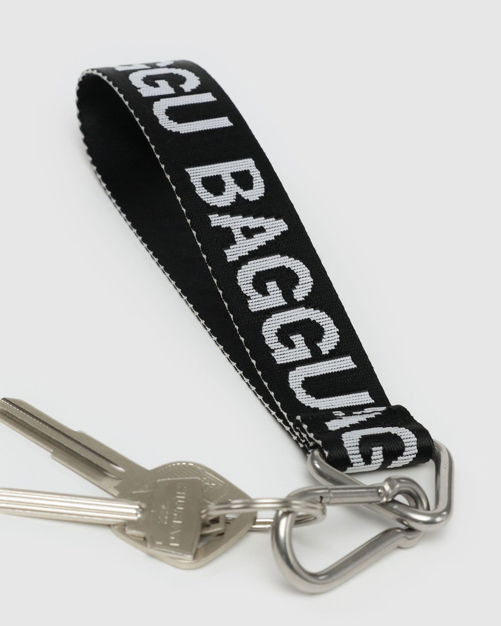 Logo Keychain - Black and White - Home Hold