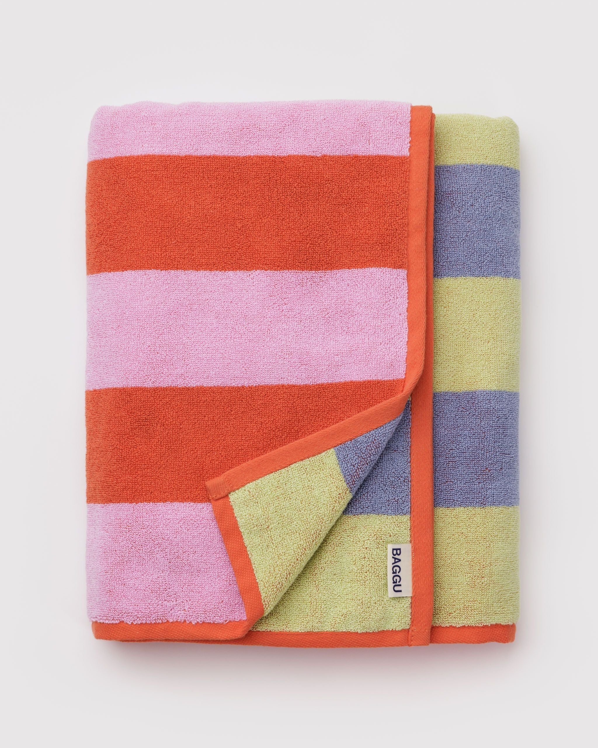 Bath Towel - Pool Stripe - Simple Hold