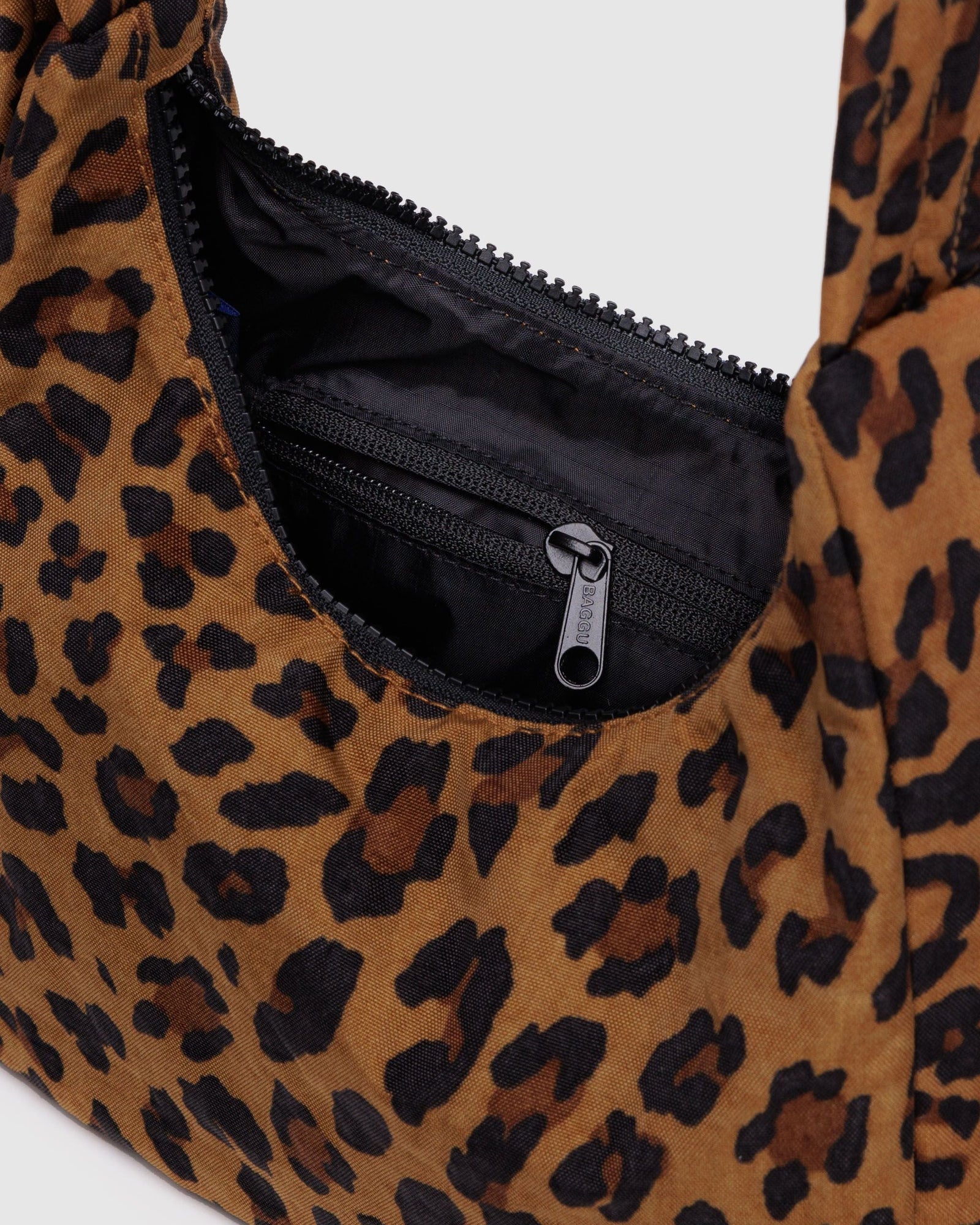 Mini Nylon Shoulder Bag - Leopard - Easy Store