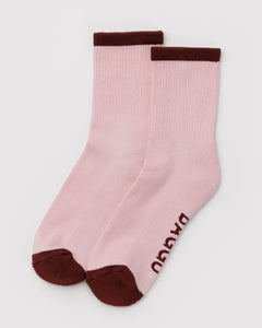 Ribbed Sock - Blush Mix - Home Hold