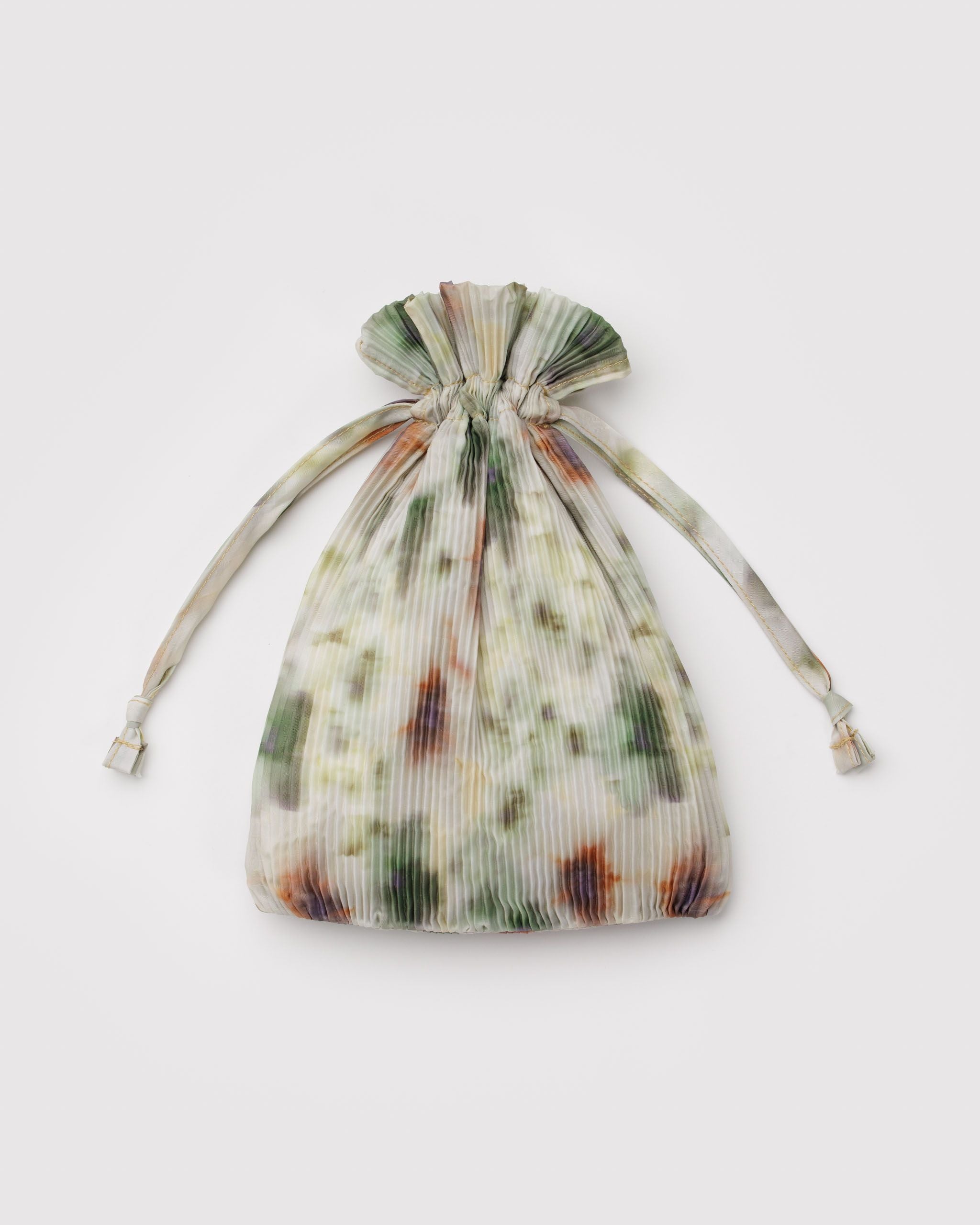 Pleated Baggu - Abstract Floral - Travel Ready
