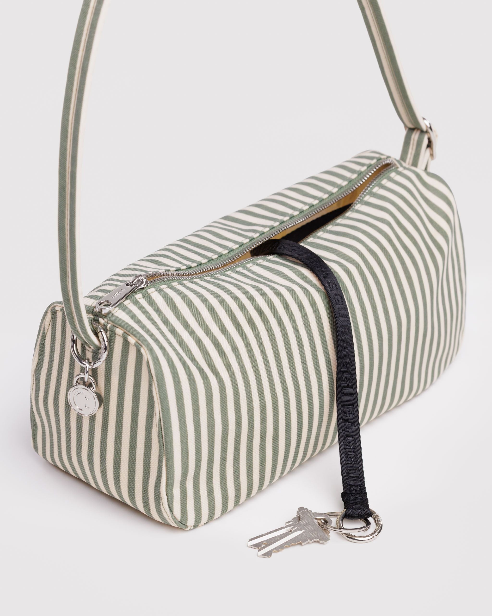Nylon Loaf Bag - Sage Stripe - Daily Pack