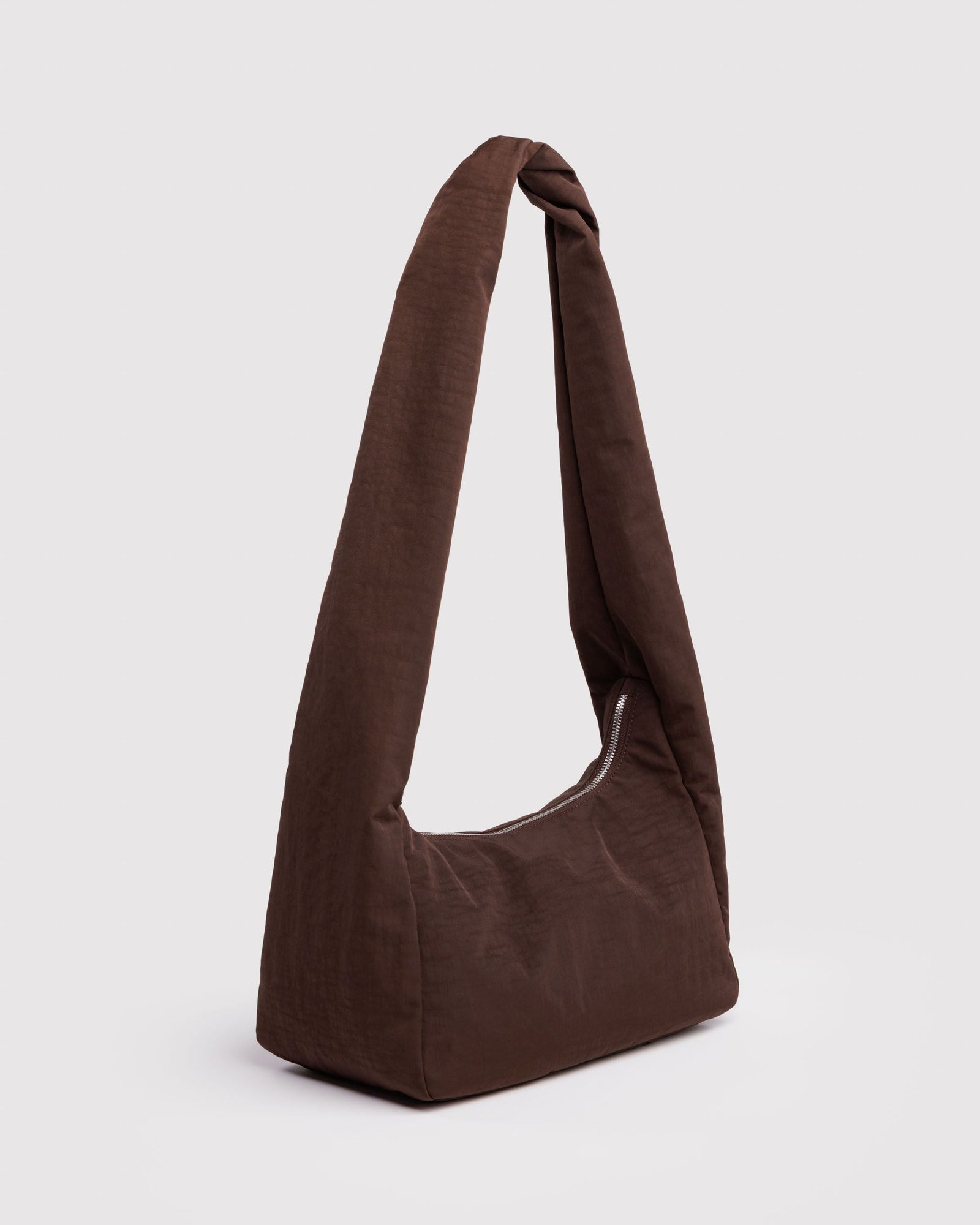 Nylon Meringue Bag - Coffee - Travel Ready
