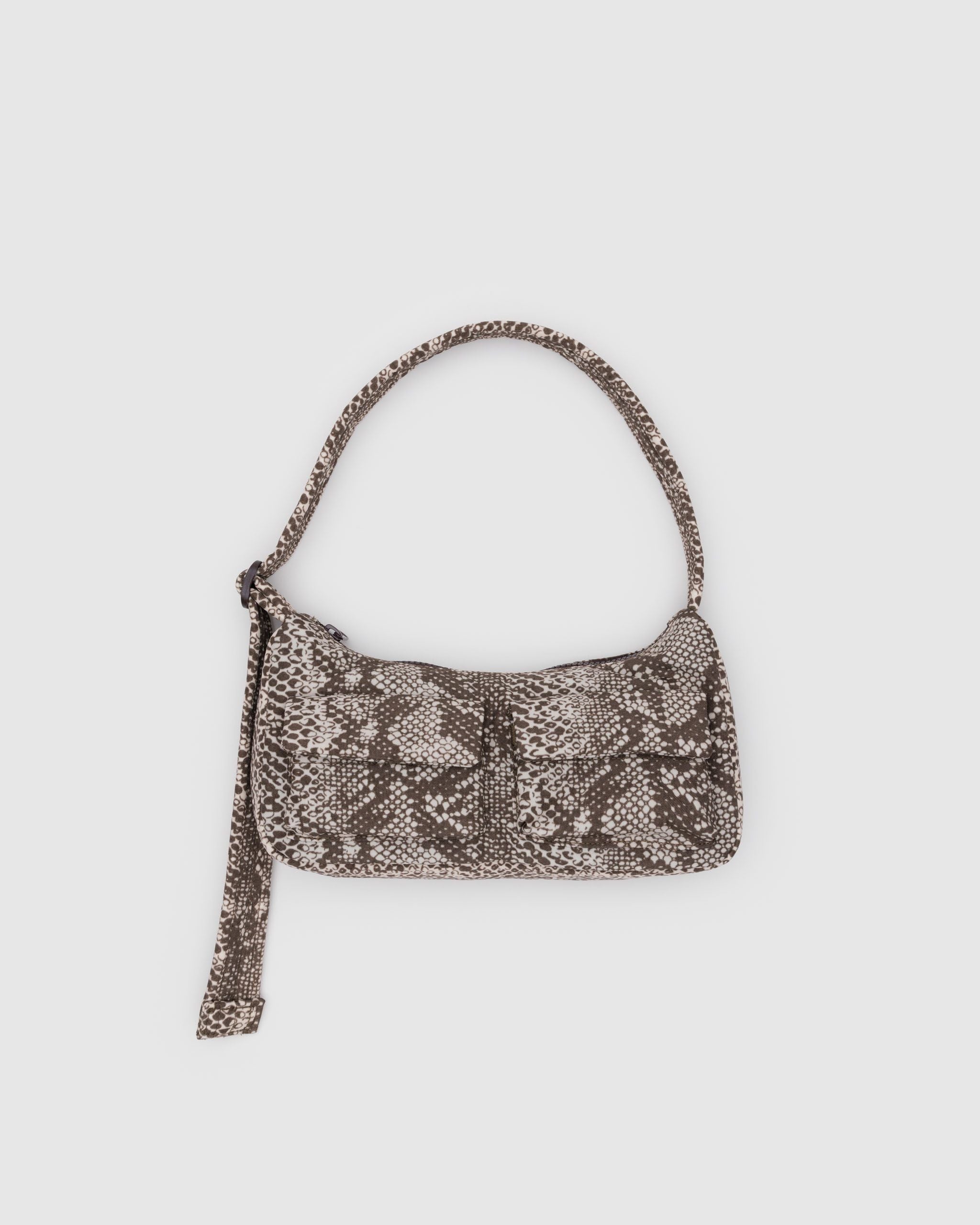 Cargo Shoulder Bag - Snakeskin - Clean Setup