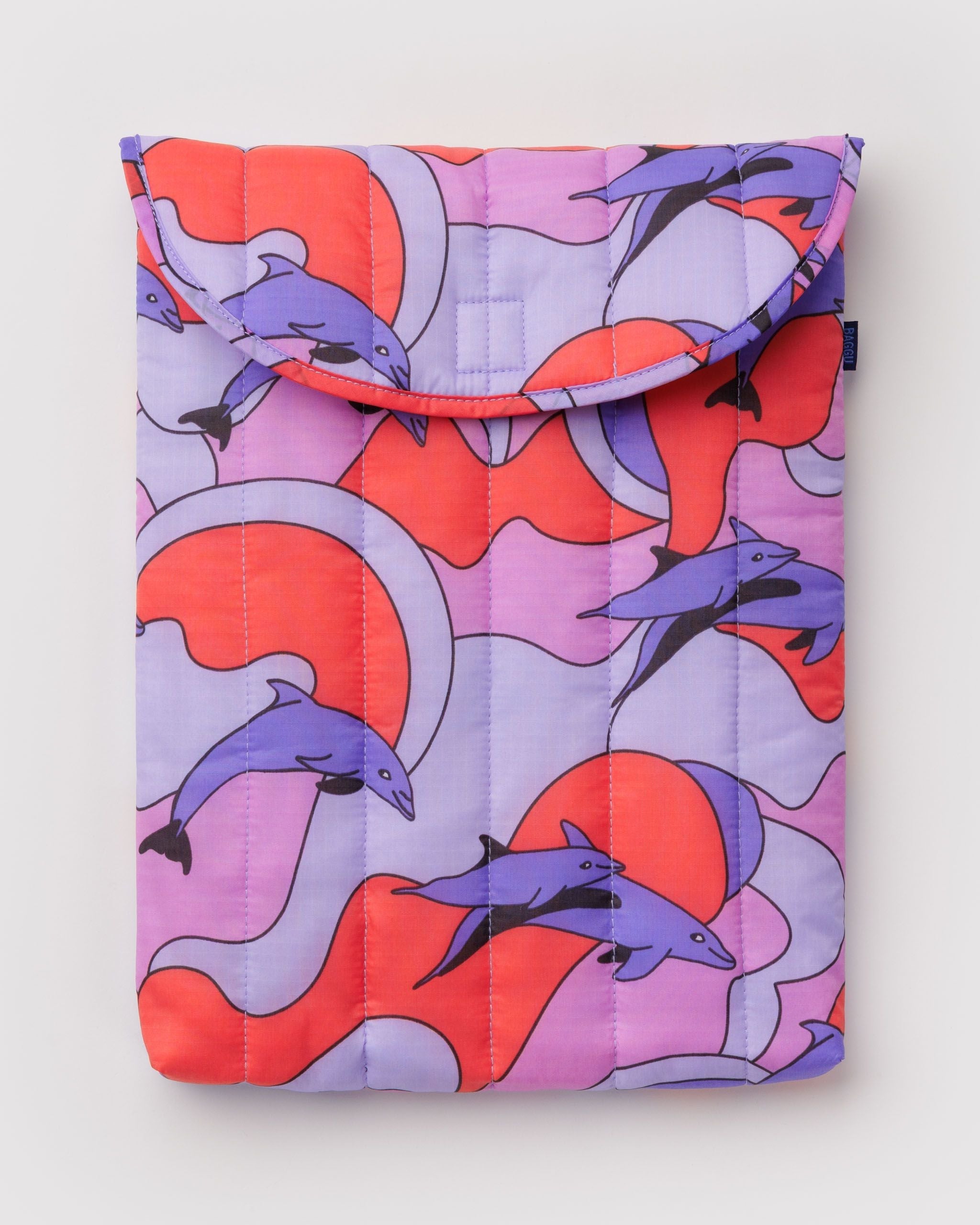 Puffy Laptop Sleeve 16" - Dolphins - Home Hold