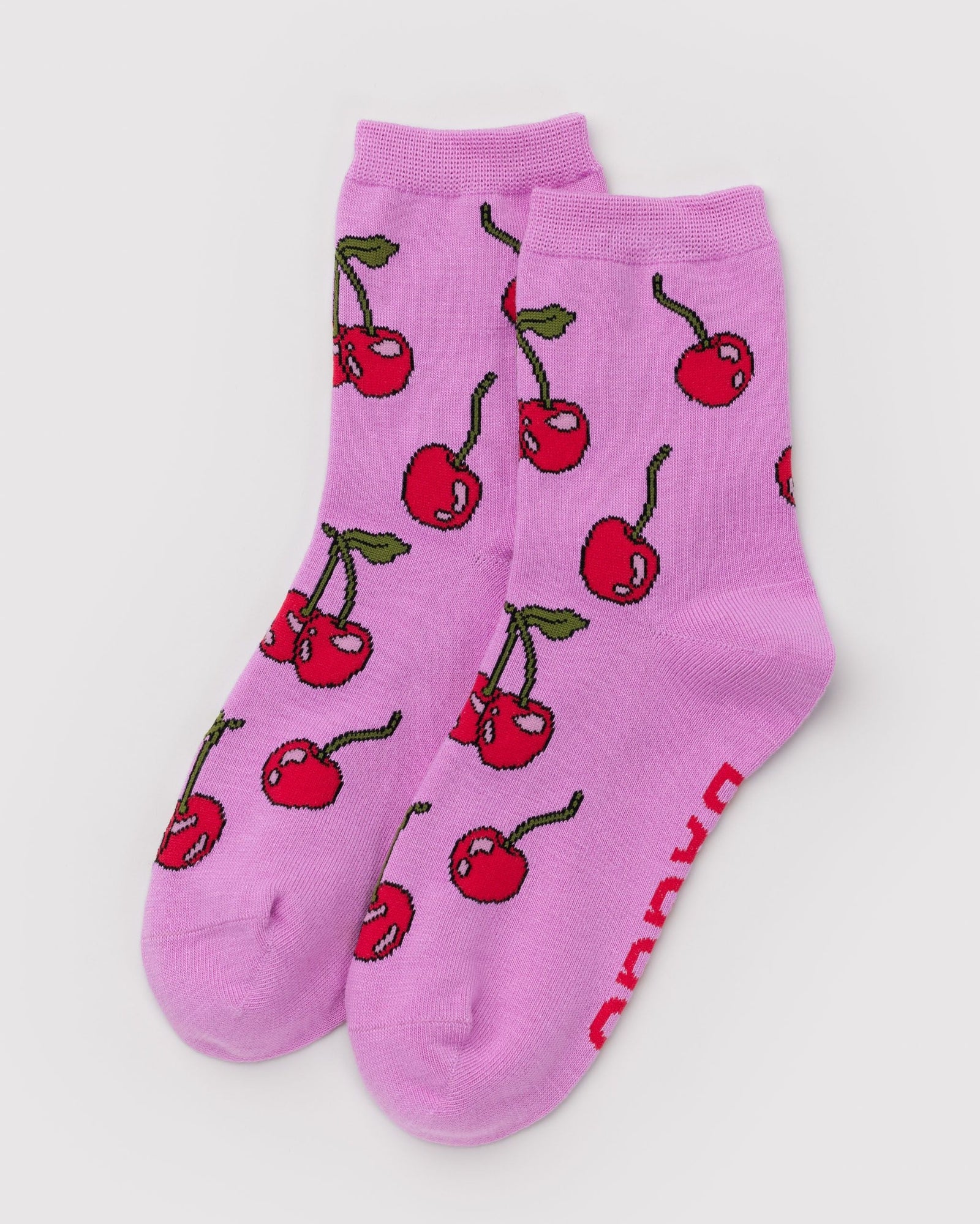 Crew Sock - Cherries - Quick Grab