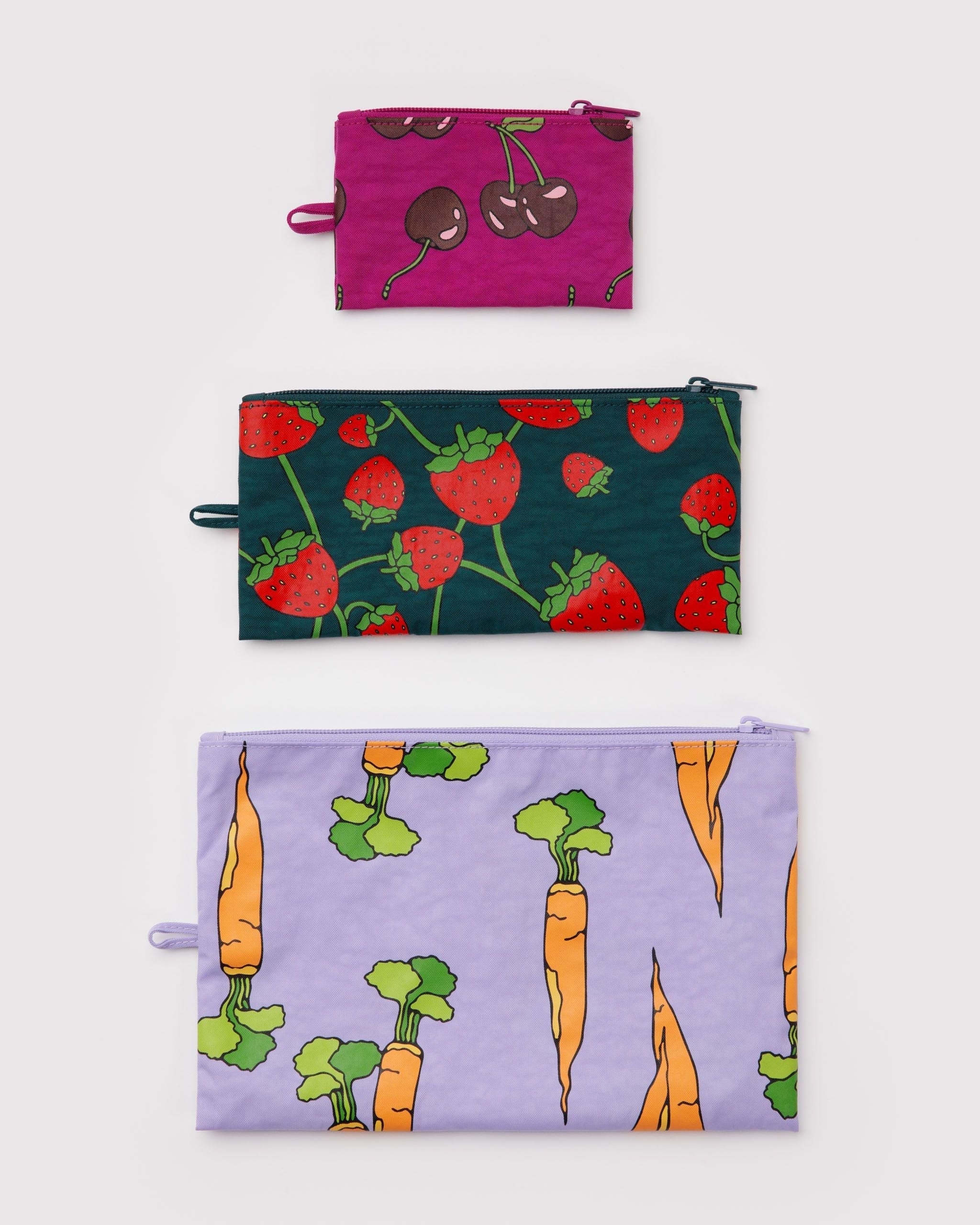 Flat Pouch Set - Carrots & Berries - Quick Setup