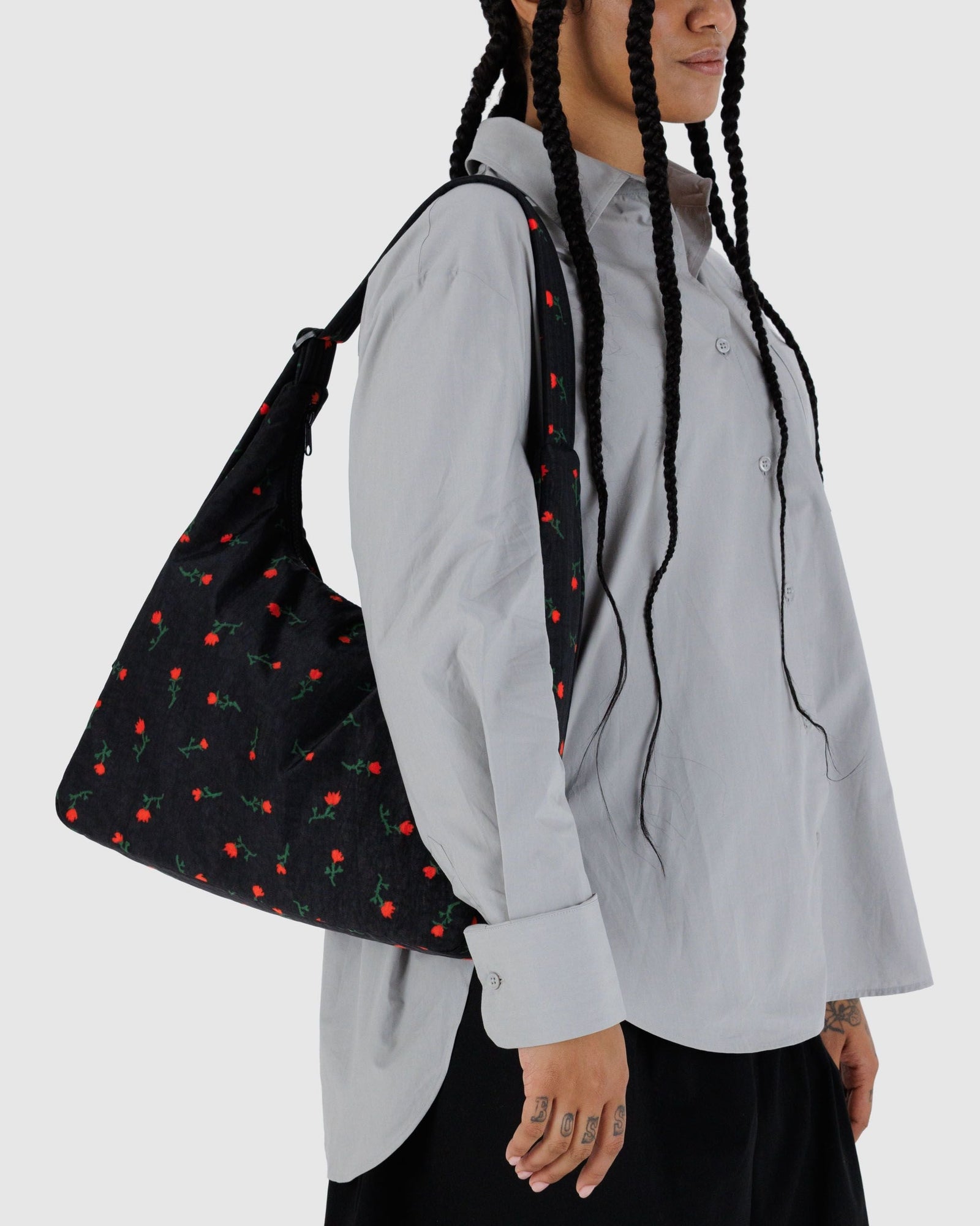 Nylon Shoulder Bag - Painted Wildflower - Daily Carry