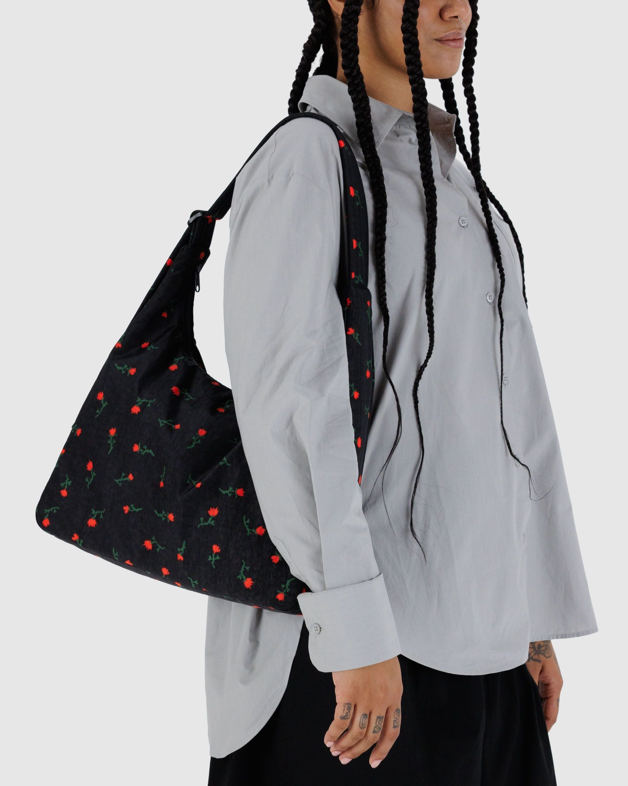 Nylon Shoulder Bag - Painted Wildflower - Daily Carry