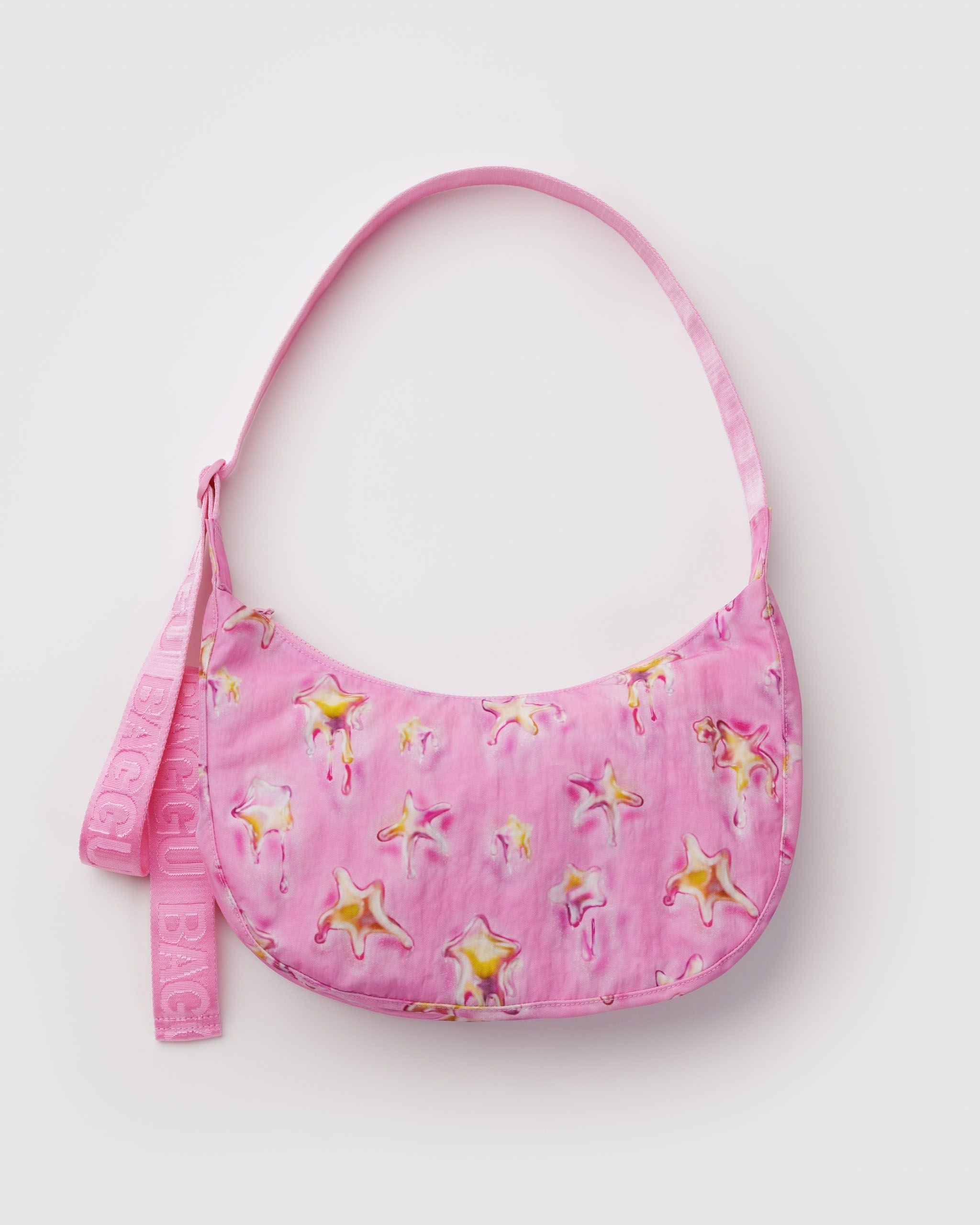 Medium Nylon Crescent Bag - Dancing Star - Warm Blend