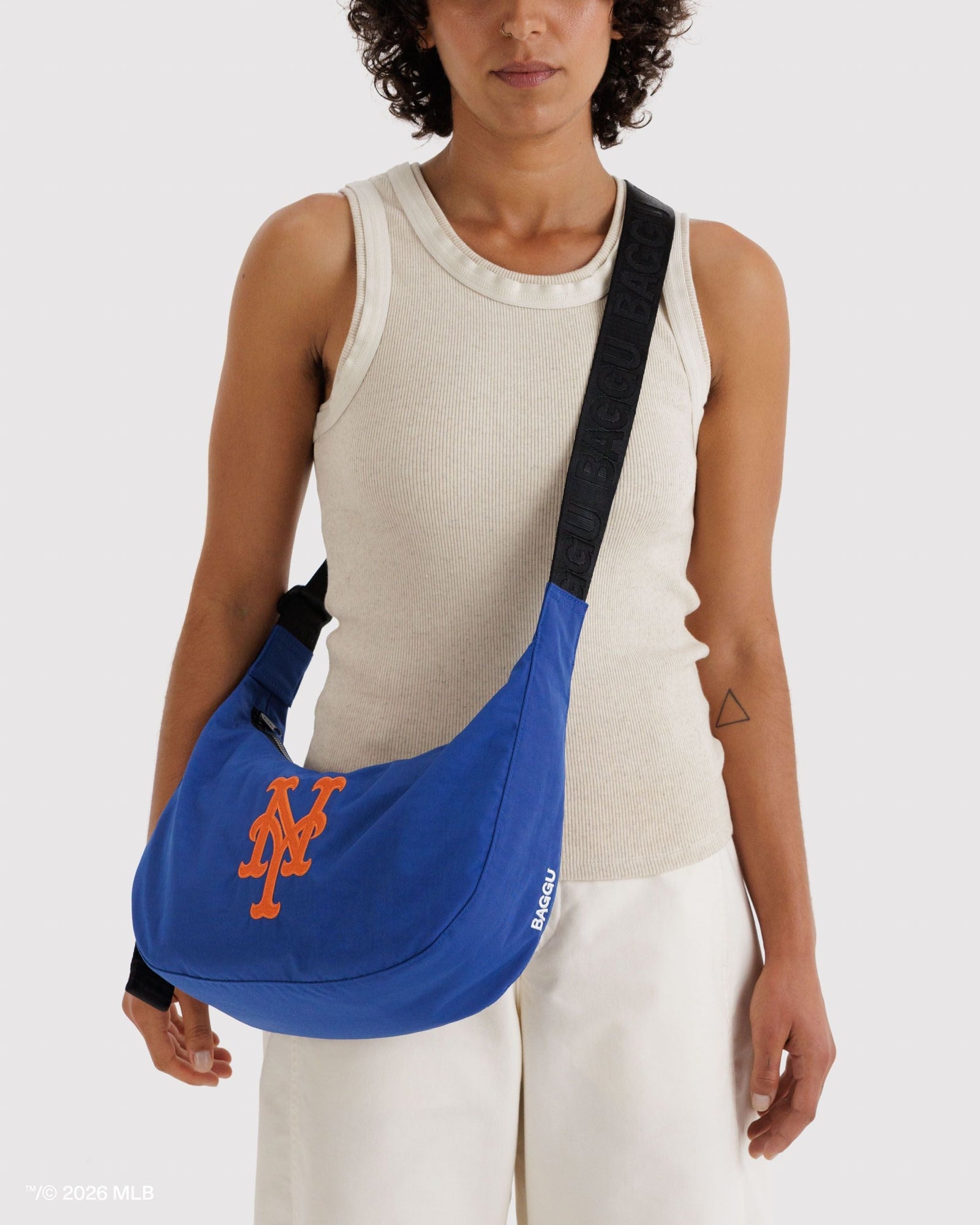 Medium Nylon Crescent Bag - New York Mets™ - Clean Mood