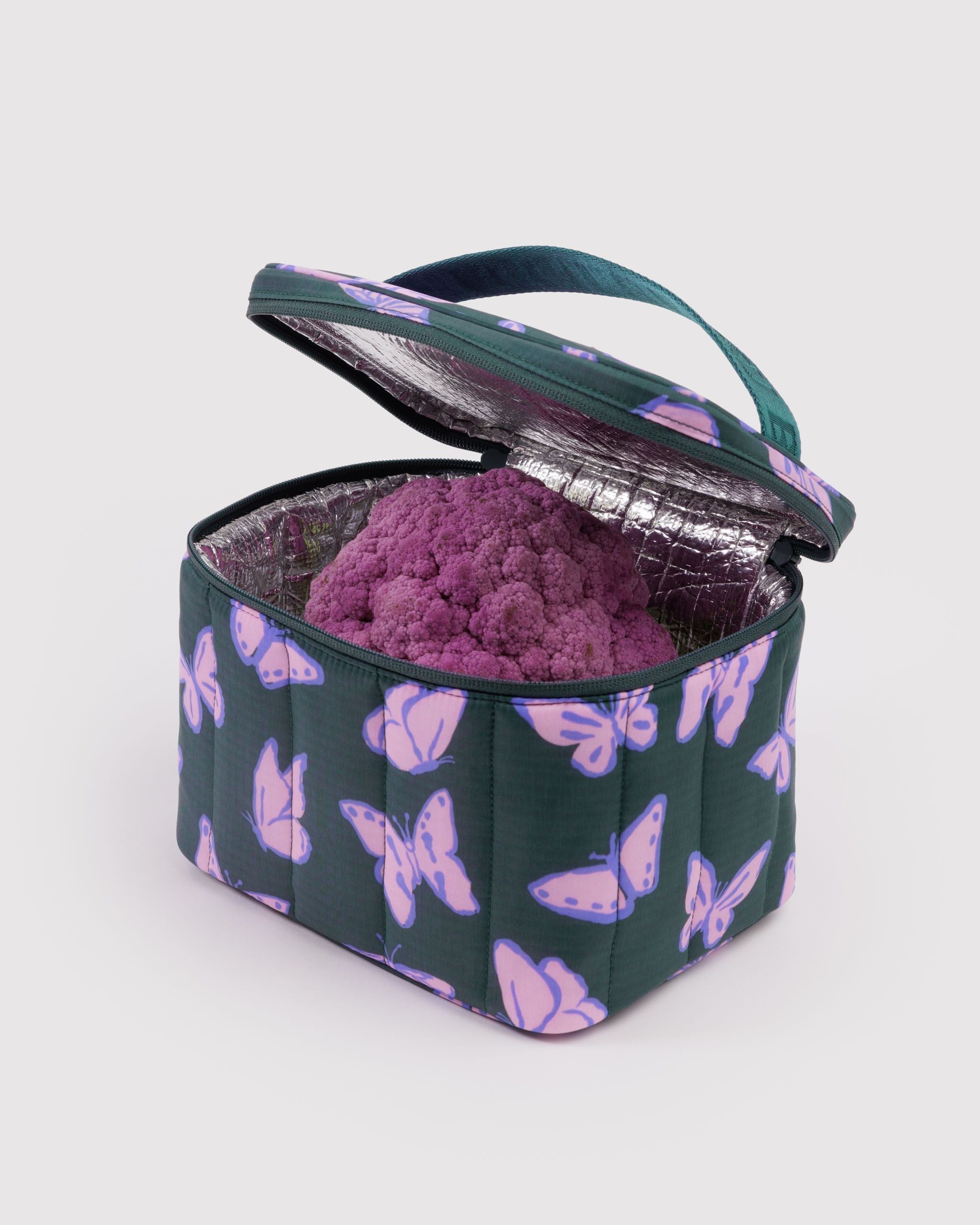 Puffy Lunch Bag - Butterflies - Easy Store