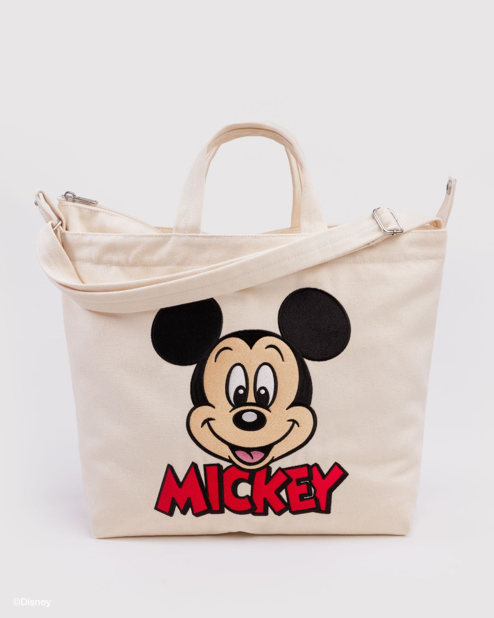 Horizontal Zip Duck Bag - Embroidered Mickey Mouse Club - Travel Ready