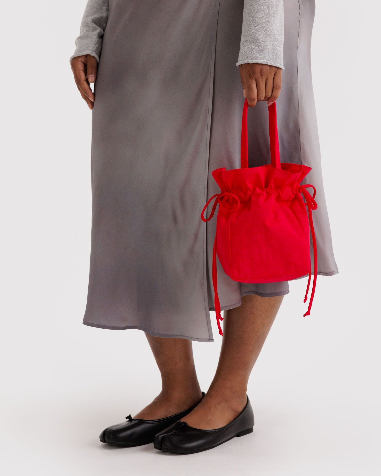 Nylon Drawstring Bag - Candy Apple - Light Storage