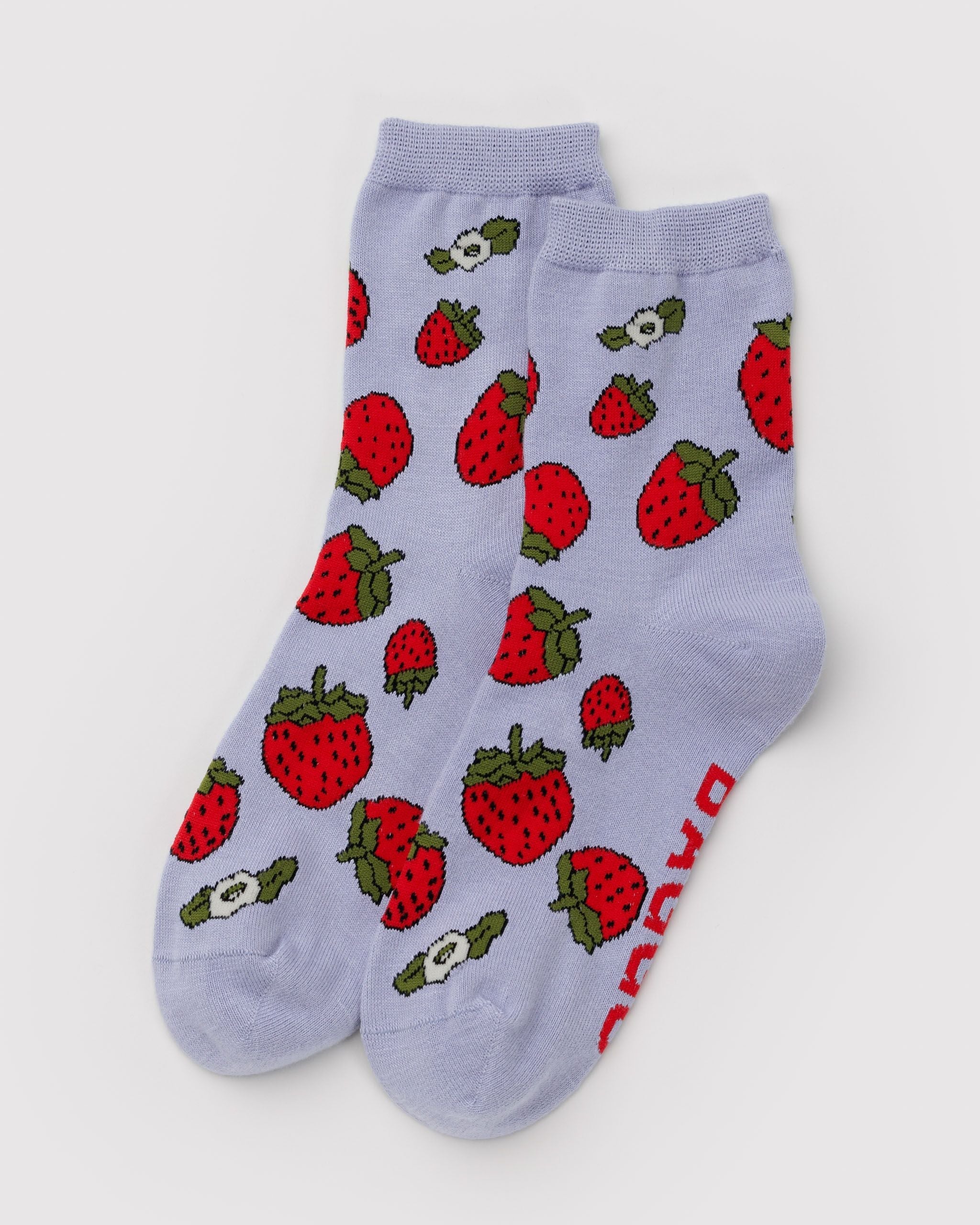 Crew Sock - Strawberry Blossom - Simple Hold